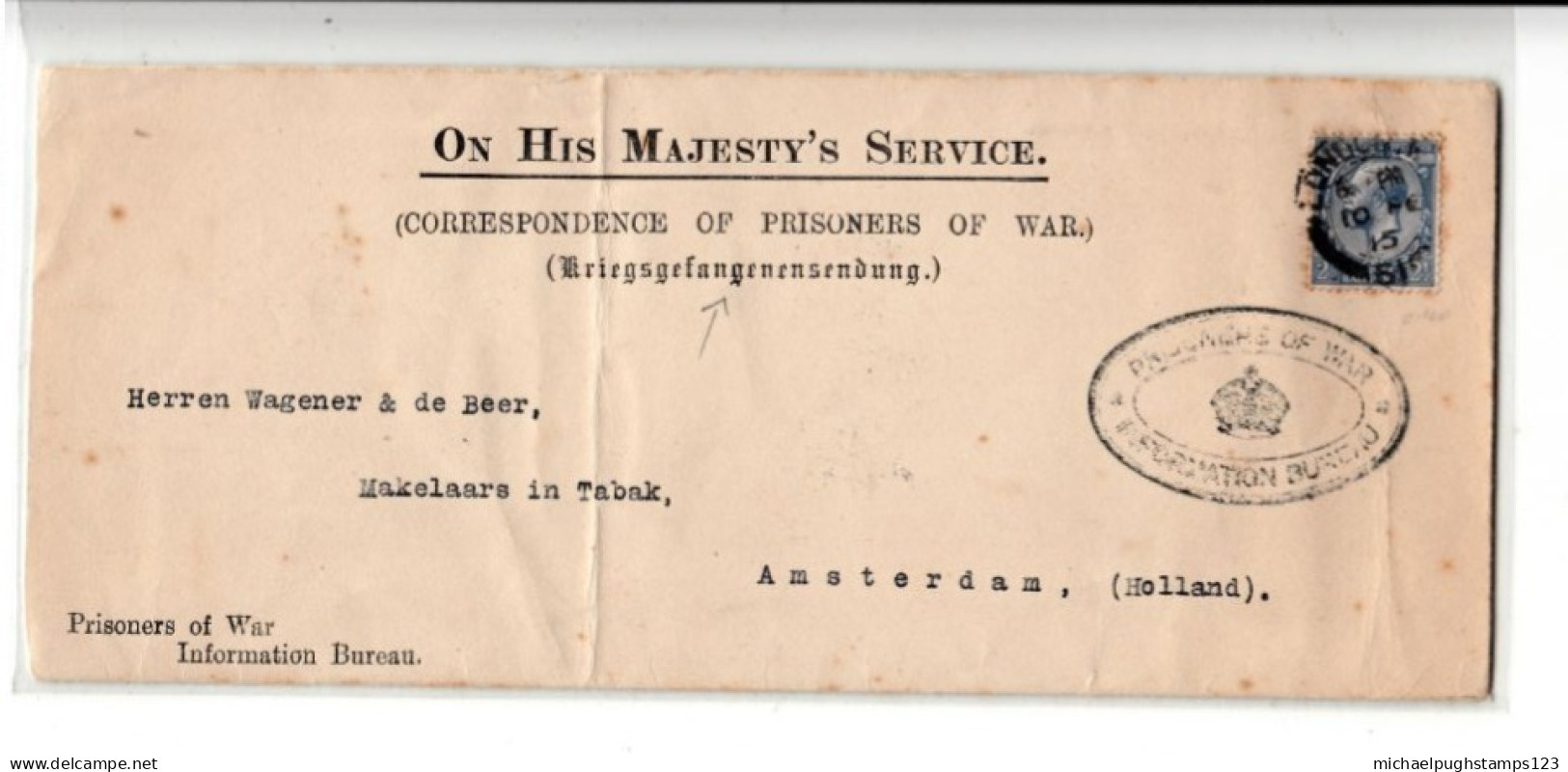 G.B. / Official Mail / P.O.W. Mail / Holland - Non Classificati