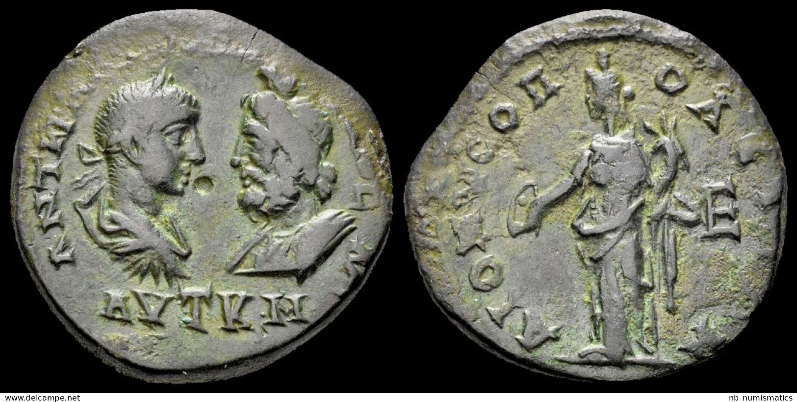 Moesia Inferior  Dionysopolis Gordian III AE Pentassarion Homonoia Standing Left - Röm. Provinz