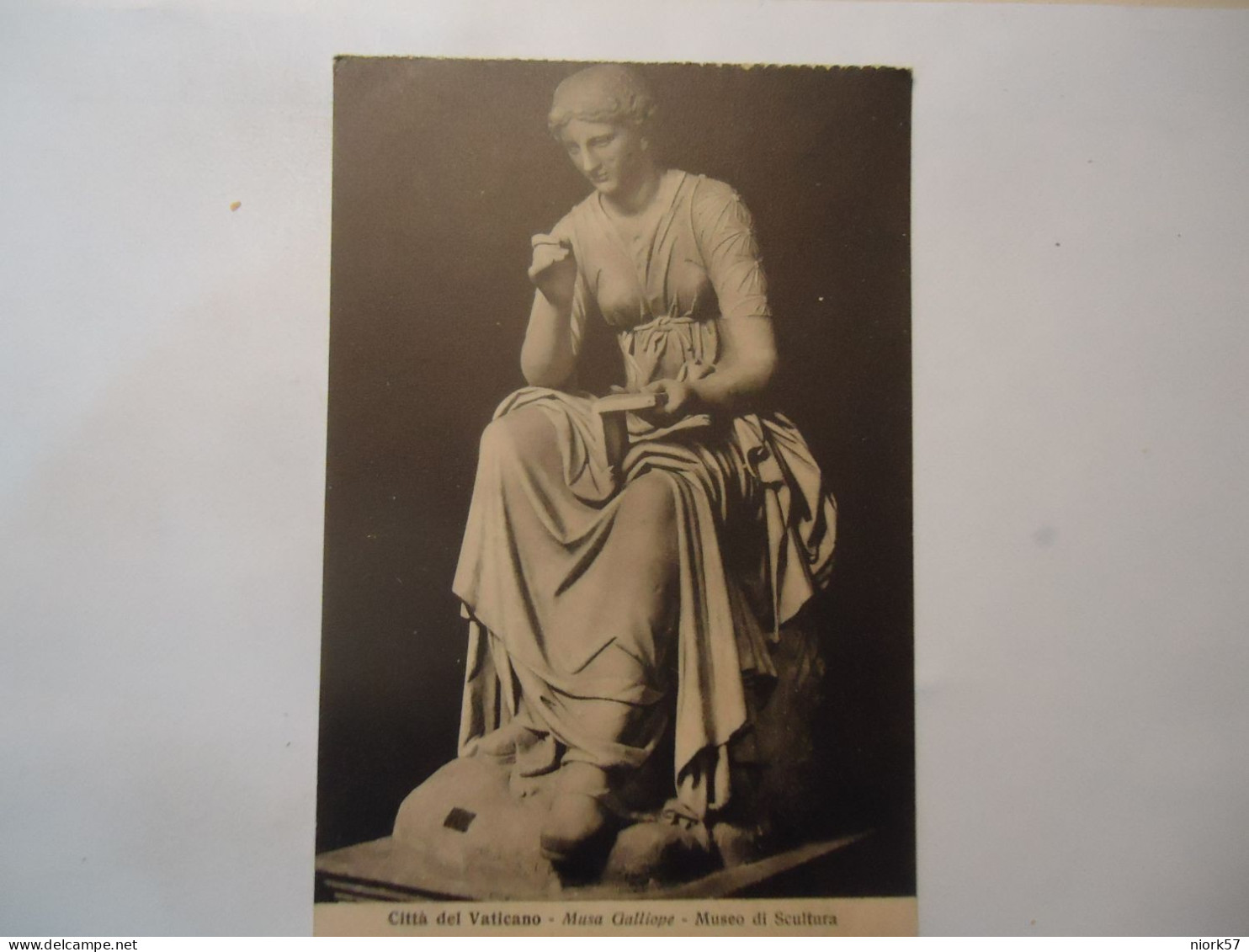 VATICAN POSTCARDS   MUSA GALLIOPE  STATUE - Vatikanstadt