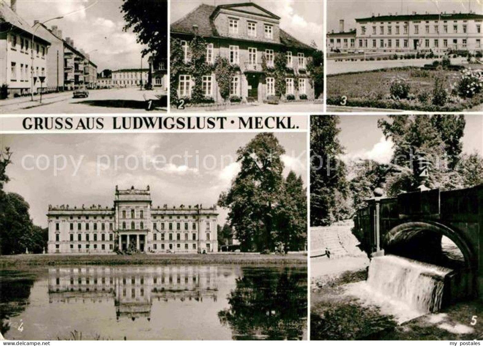 72859745 Ludwigslust John-Brinkman-Strasse Rathaus Bahnhof Schloss Ludwigslust - Ludwigslust