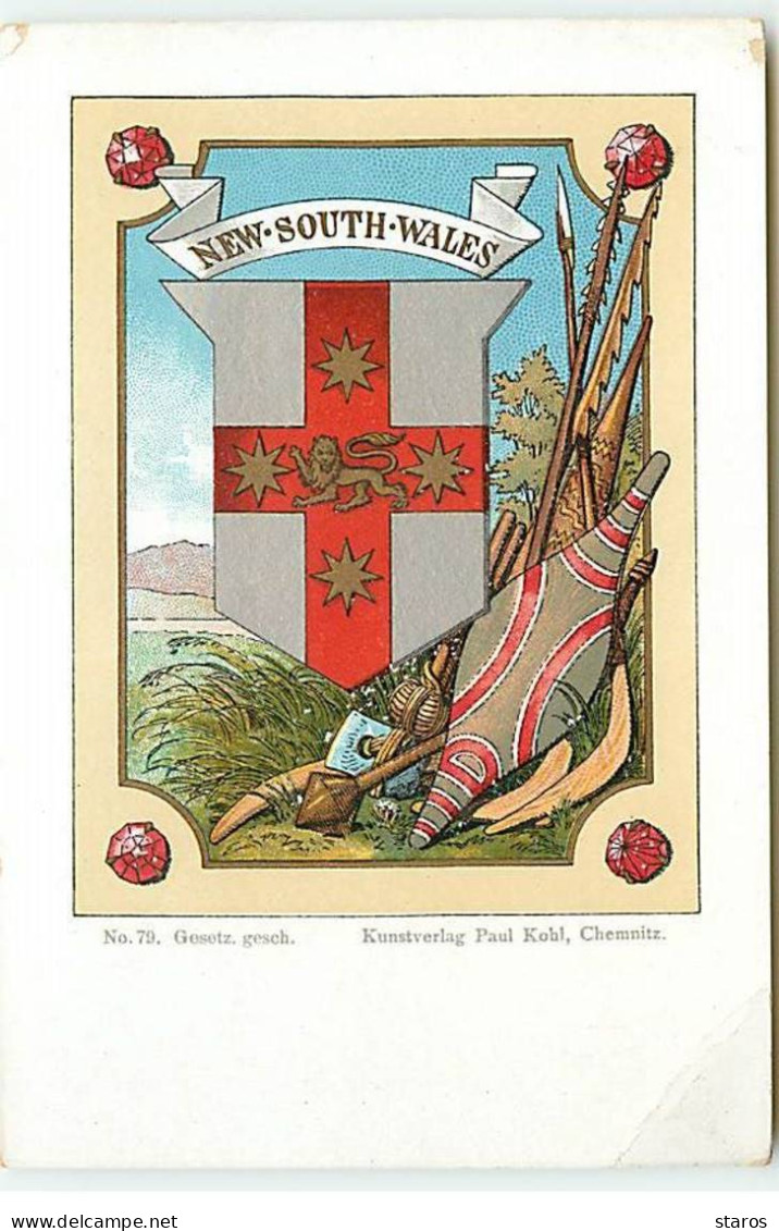 New South Wales - Blason, Et Armes - Héraldique - Gesetz. Gesch. N°79 - Andere & Zonder Classificatie