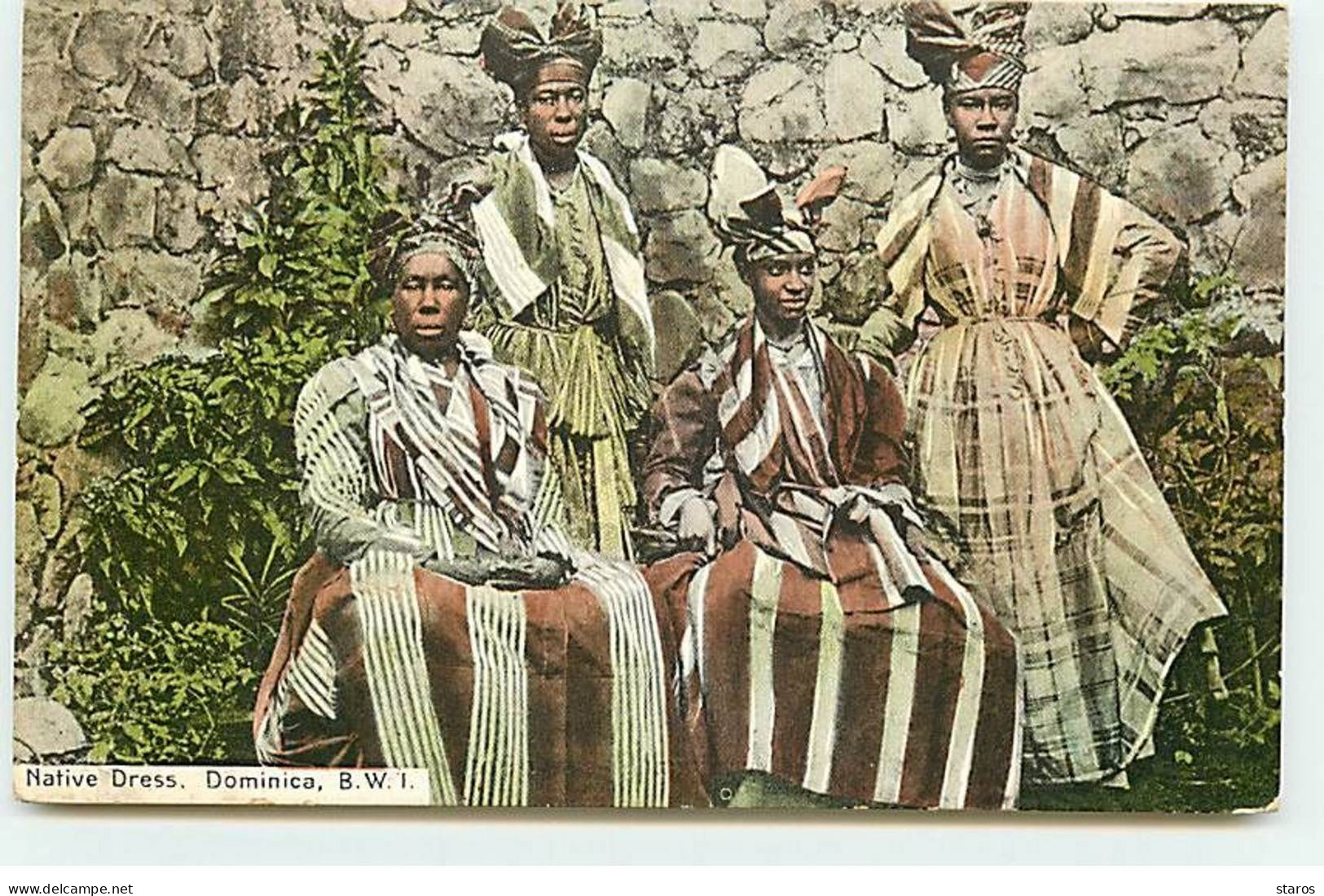 Dominica B.W.I. - Native Dress - Dominique
