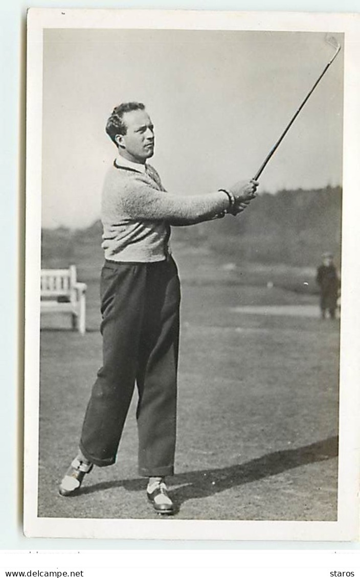 GOLF - Léopold III à Ascot Jouant Au Golf - 1937 - Golf