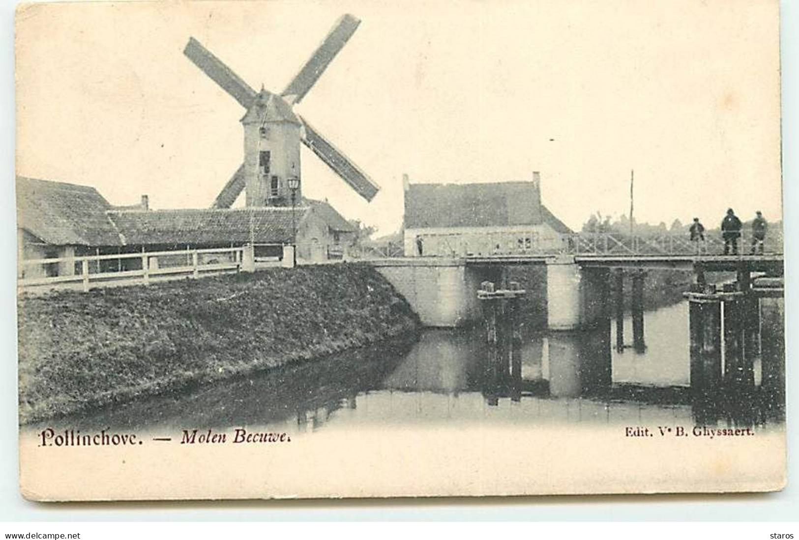 Belgique - POLLINCHOVE - Molen Becuwe - Moulin à Vent - Windmill - Lo-Reninge