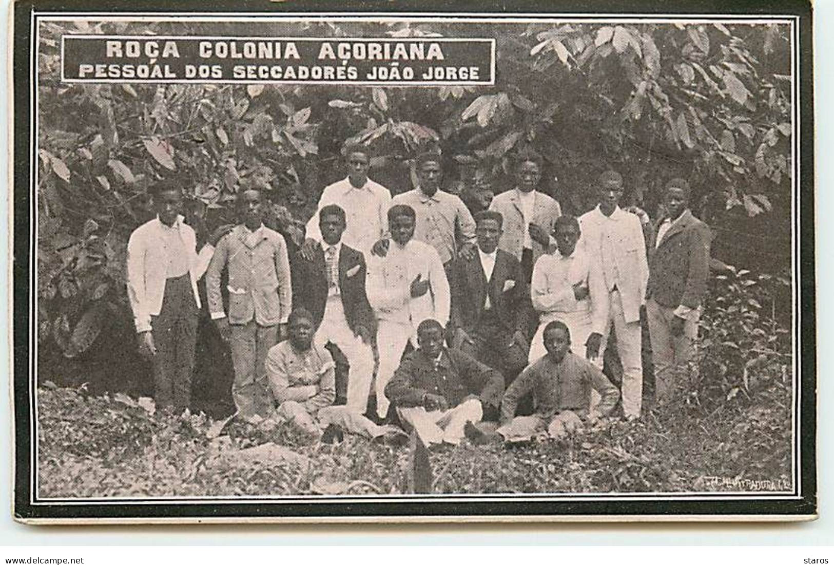 Sao Tome - Roça Colonia Açoriana Pessoal Dos Seccadores Joao Jorge - São Tomé Und Príncipe