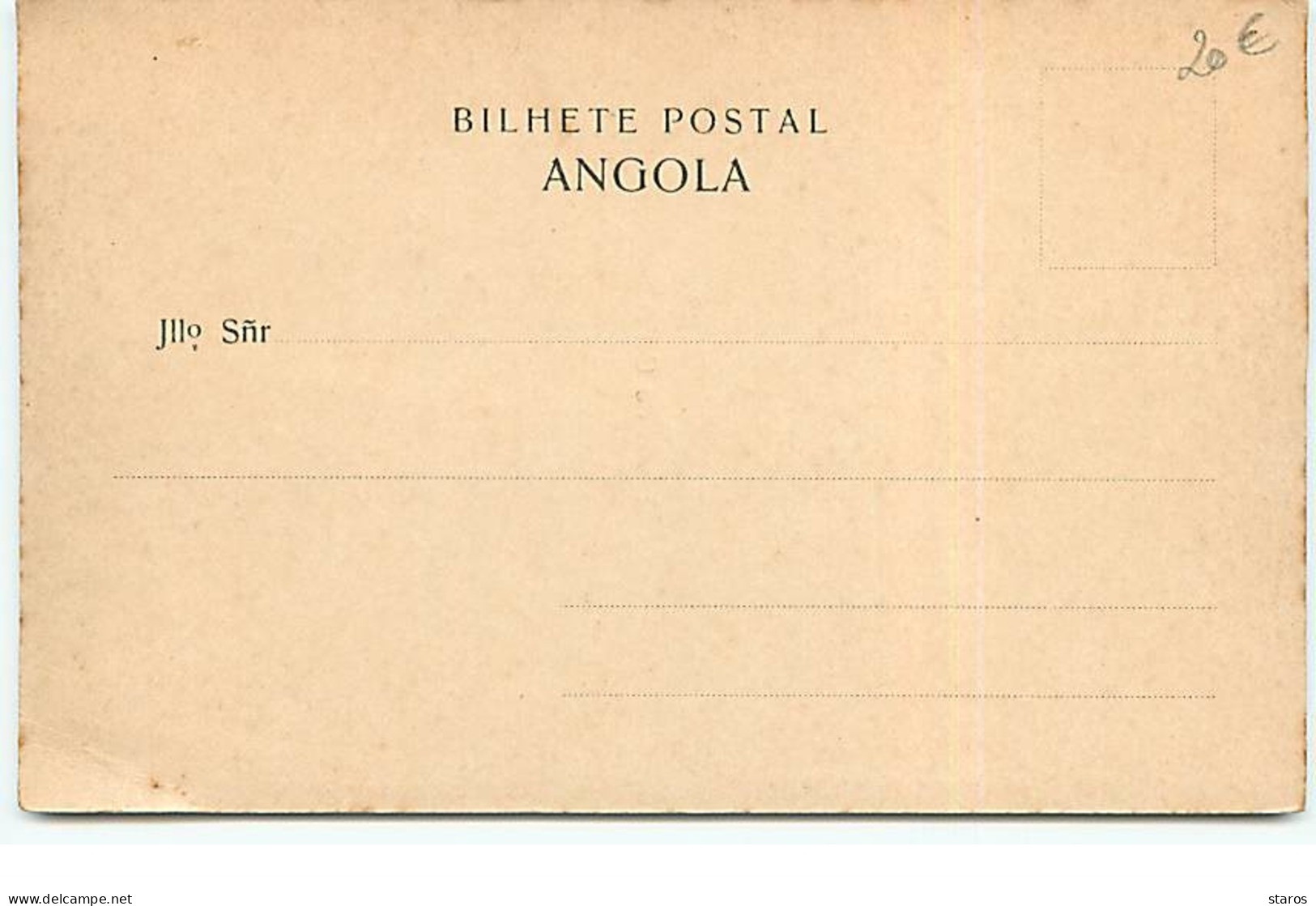 ANGOLA - Typos Do Celles - Nu - Angola