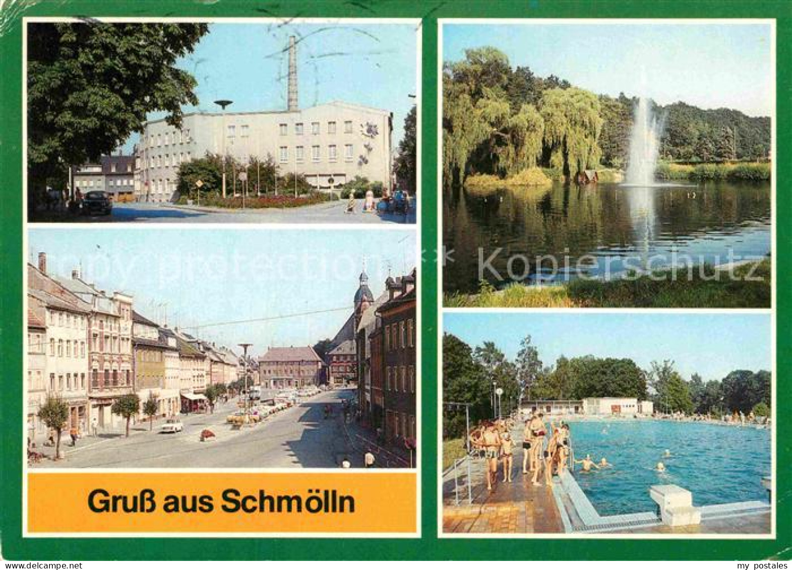 72858365 Schmoelln Thueringen Platz Der Neuerer Markt Brauereiteich Sommerbad  S - Schmoelln