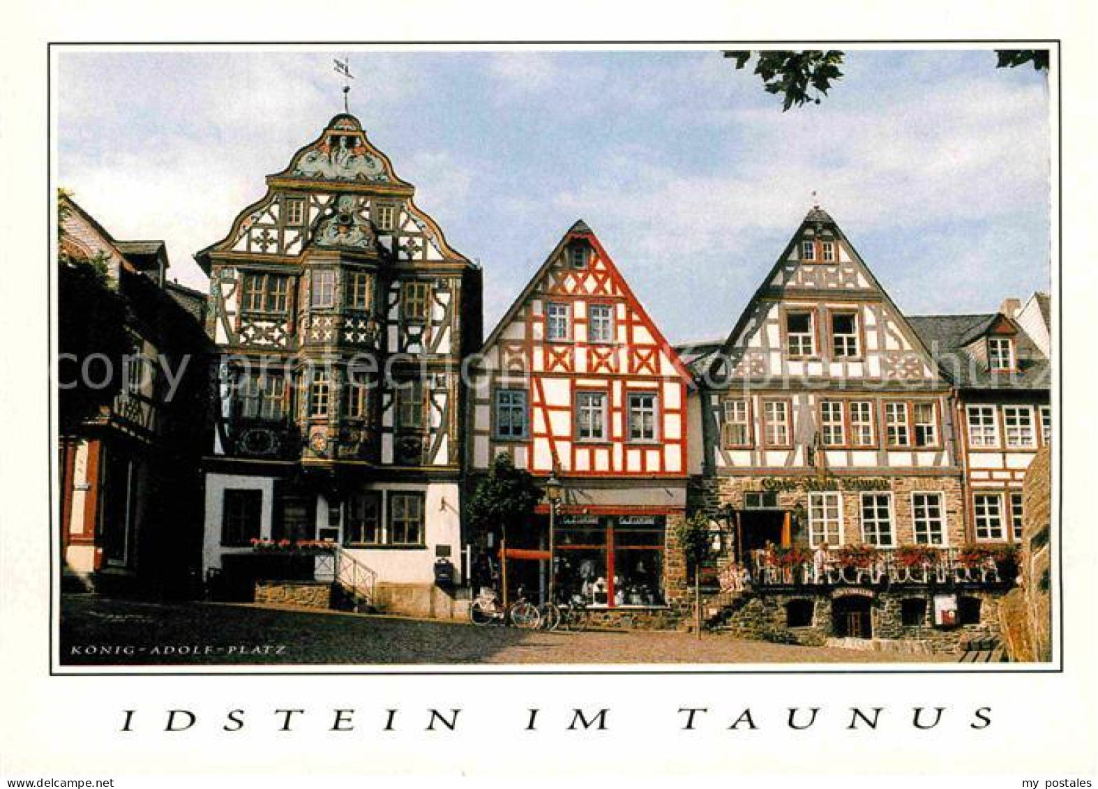 72858153 Idstein Koenig Adolf Platz Altstadt Fachwerkhaeuser Idstein - Idstein