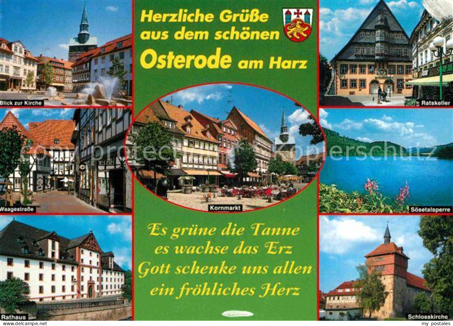72856671 Osterode Harz Waagestrasse Ratskeller Schlosskirche Soesetalsperre Rath - Osterode