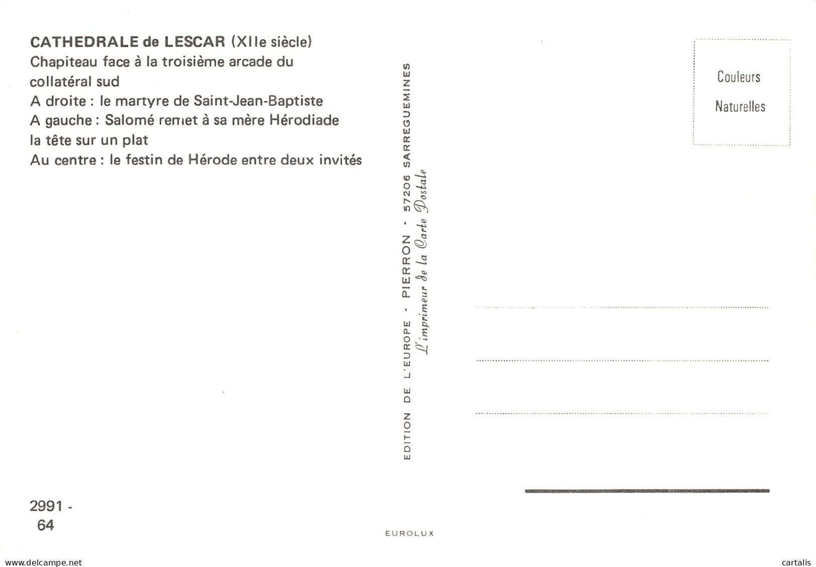 64-LESCAR-N°4177-B/0191 - Lescar