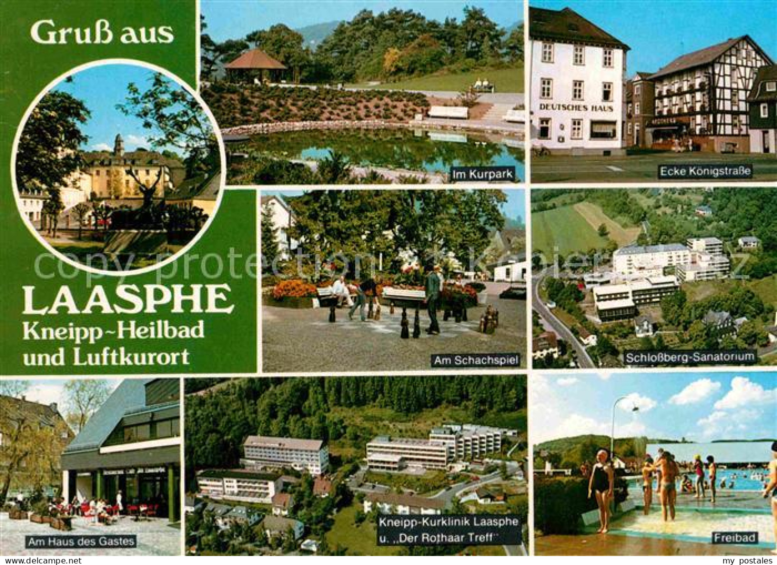72855860 Laasphe Kneipp Luftkurort Kurpark Bodenschach Schlossberg Sanatorium Fr - Bad Laasphe