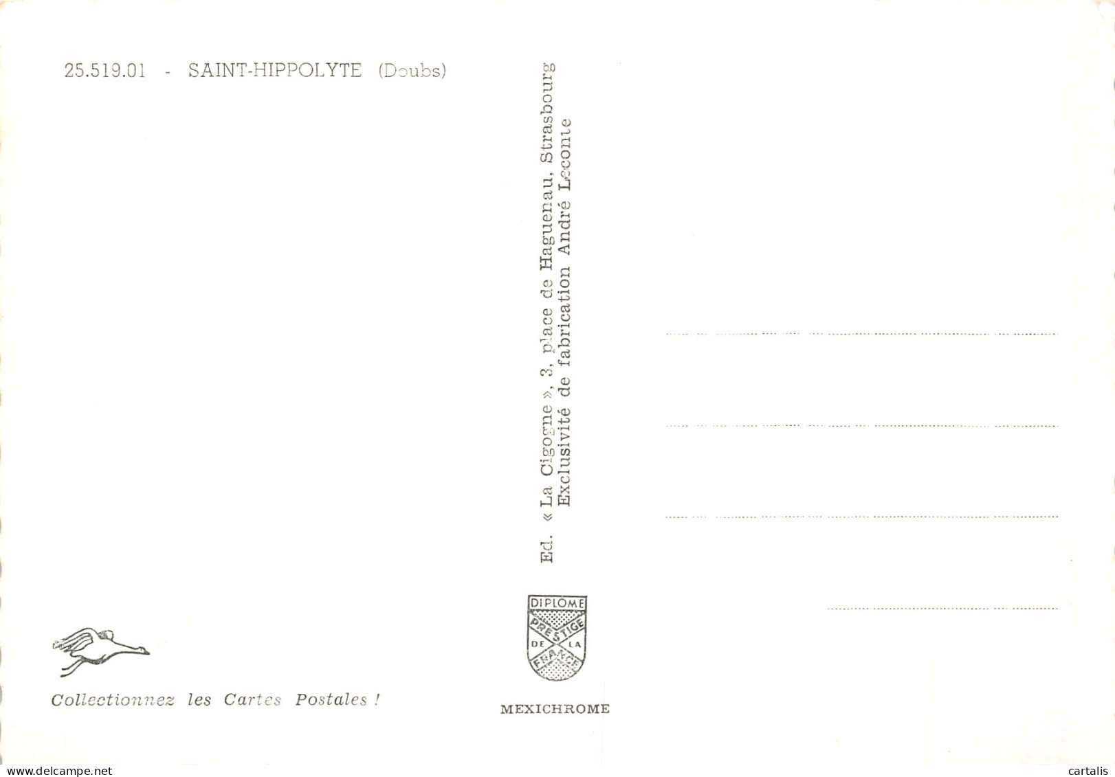 25-SAINT HIPPOLYTE-N°4178-B/0103 - Saint Hippolyte