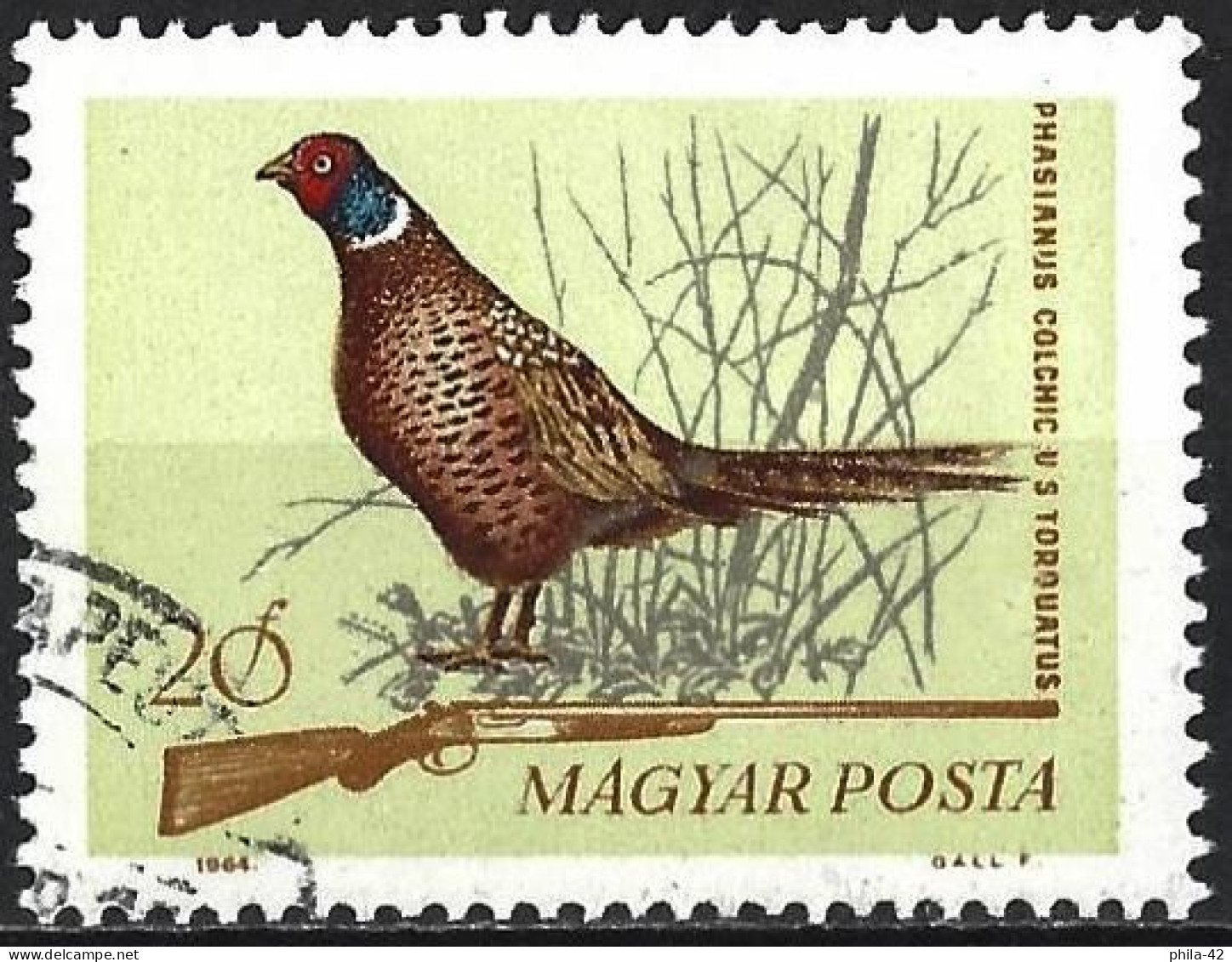 Hungary 1964 - Mi 2079 - YT 1690 ( Hunting - Bird : Pheasant ) - Gallinacées & Faisans