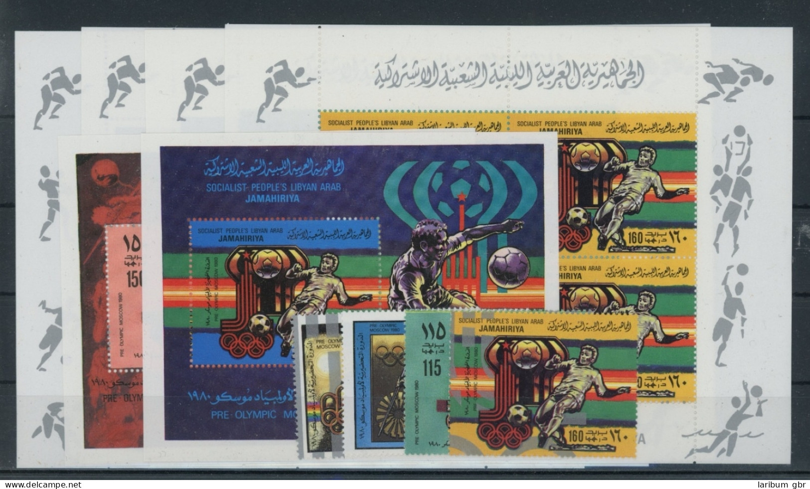 Libyen Kleinbogen II 767-770 I, Block 42-43 A Postfrisch Olympia #JL340 - Libia