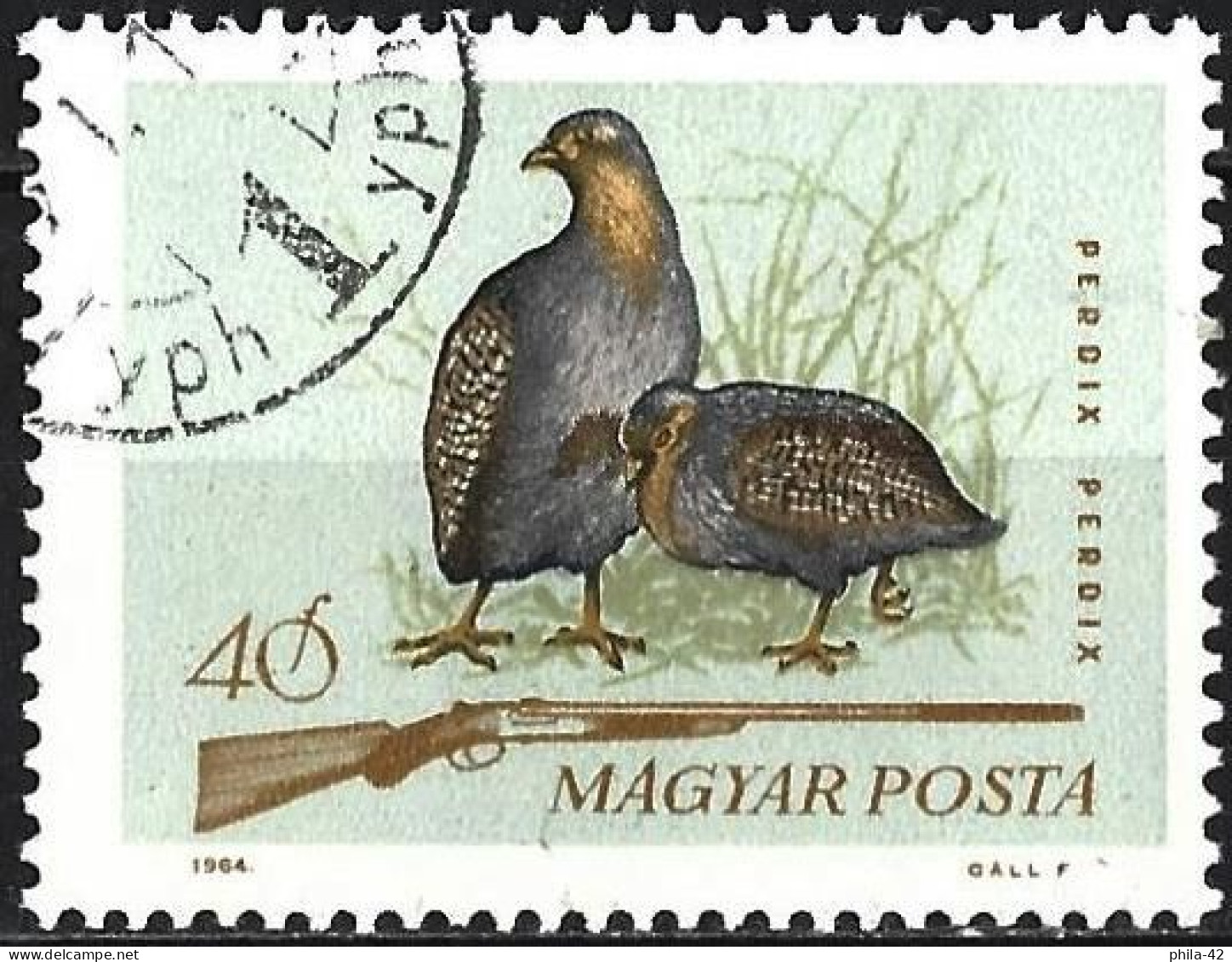 Hungary 1964 - Mi 2081 - YT 1692 ( Hunting - Bird : Pheasant ) - Gallinacées & Faisans