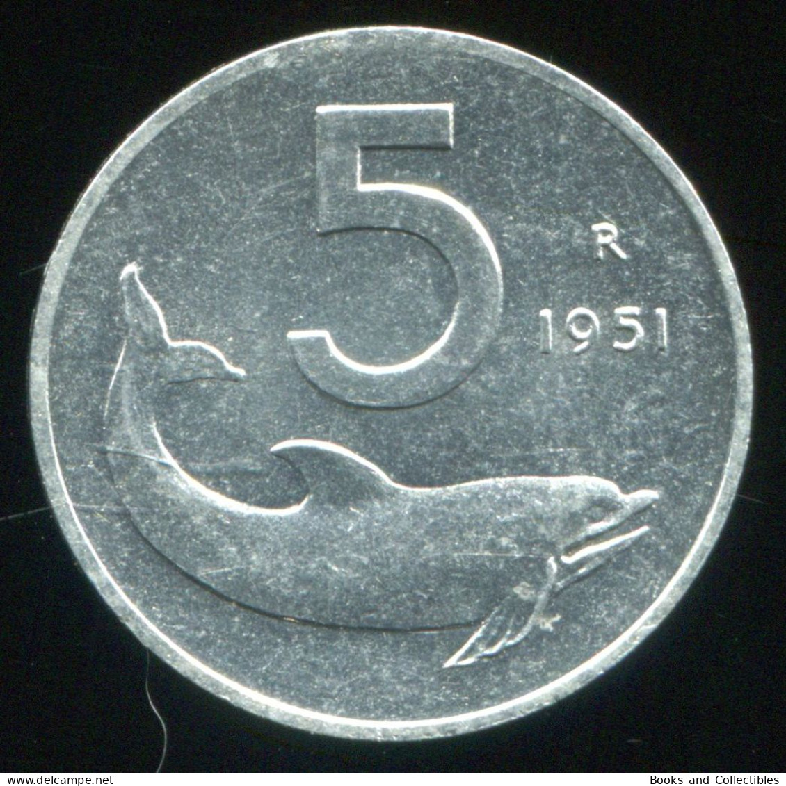 ITALY - 5 Lira 1951 - KM# 92 * Ref. 0108 - 5 Lire