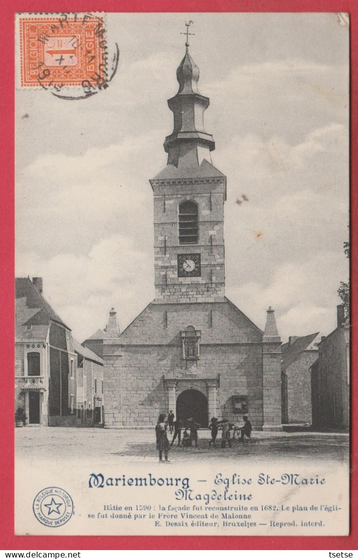 Mariembourg - Eglise Ste-Marie Magdeleine - 1912  ( Voir Verso ) - Couvin