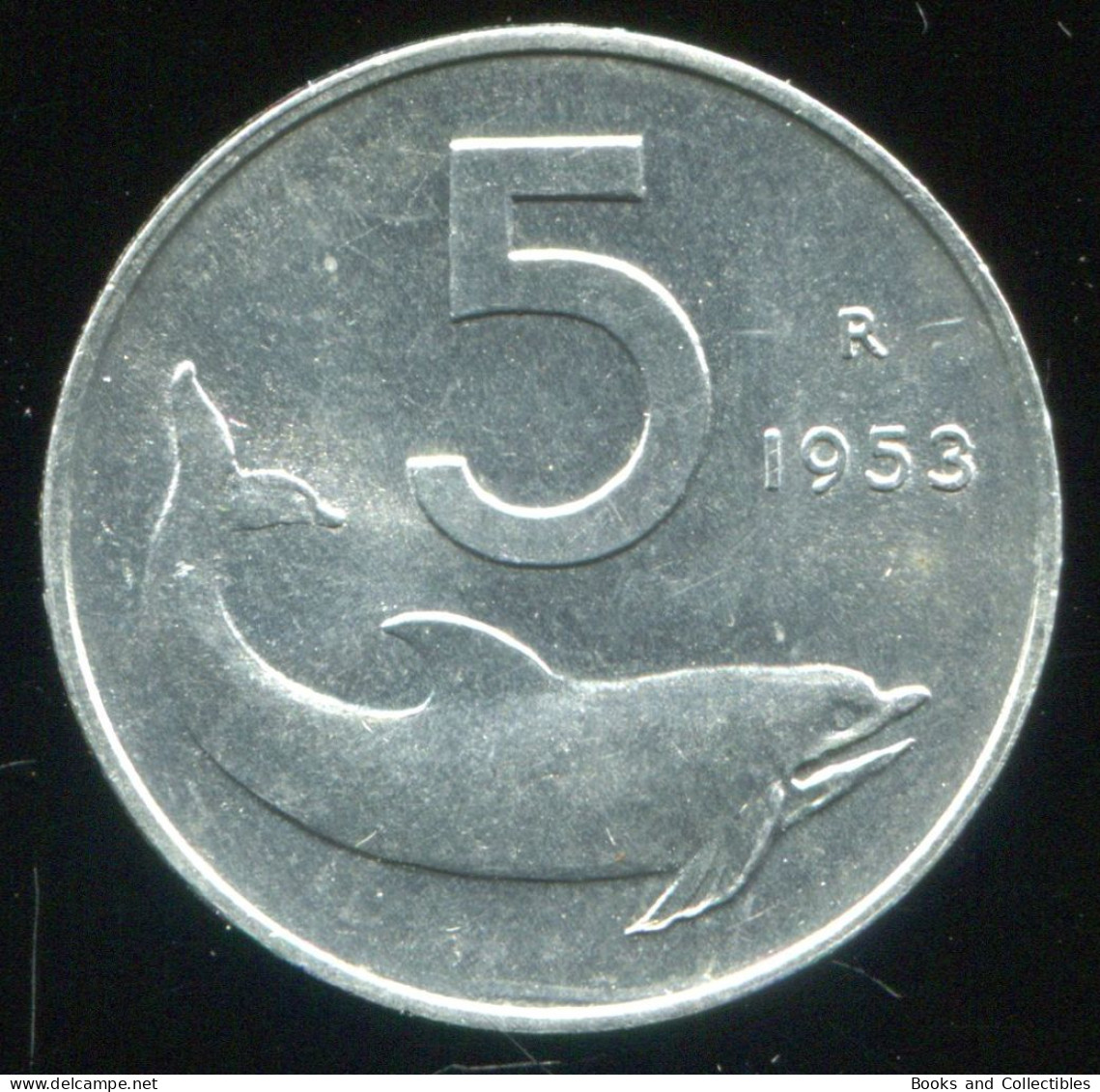 ITALY - 5 Lira 1953 - KM# 92 * Ref. 0110 - 5 Lire