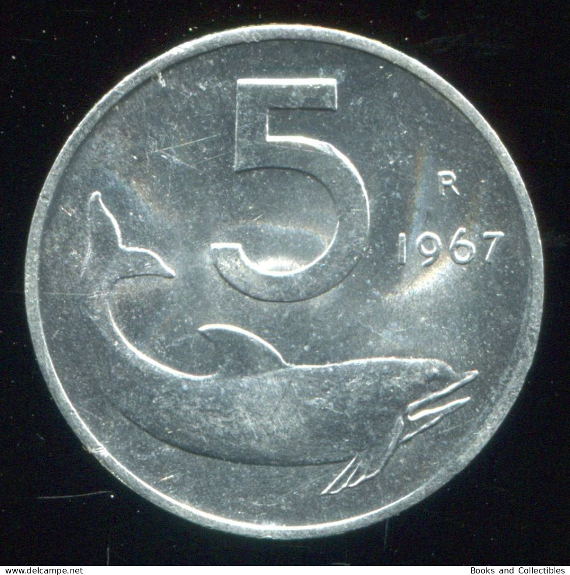 ITALY - 5 Lira 1967 - KM# 92 * Ref. 0114 - 5 Liras