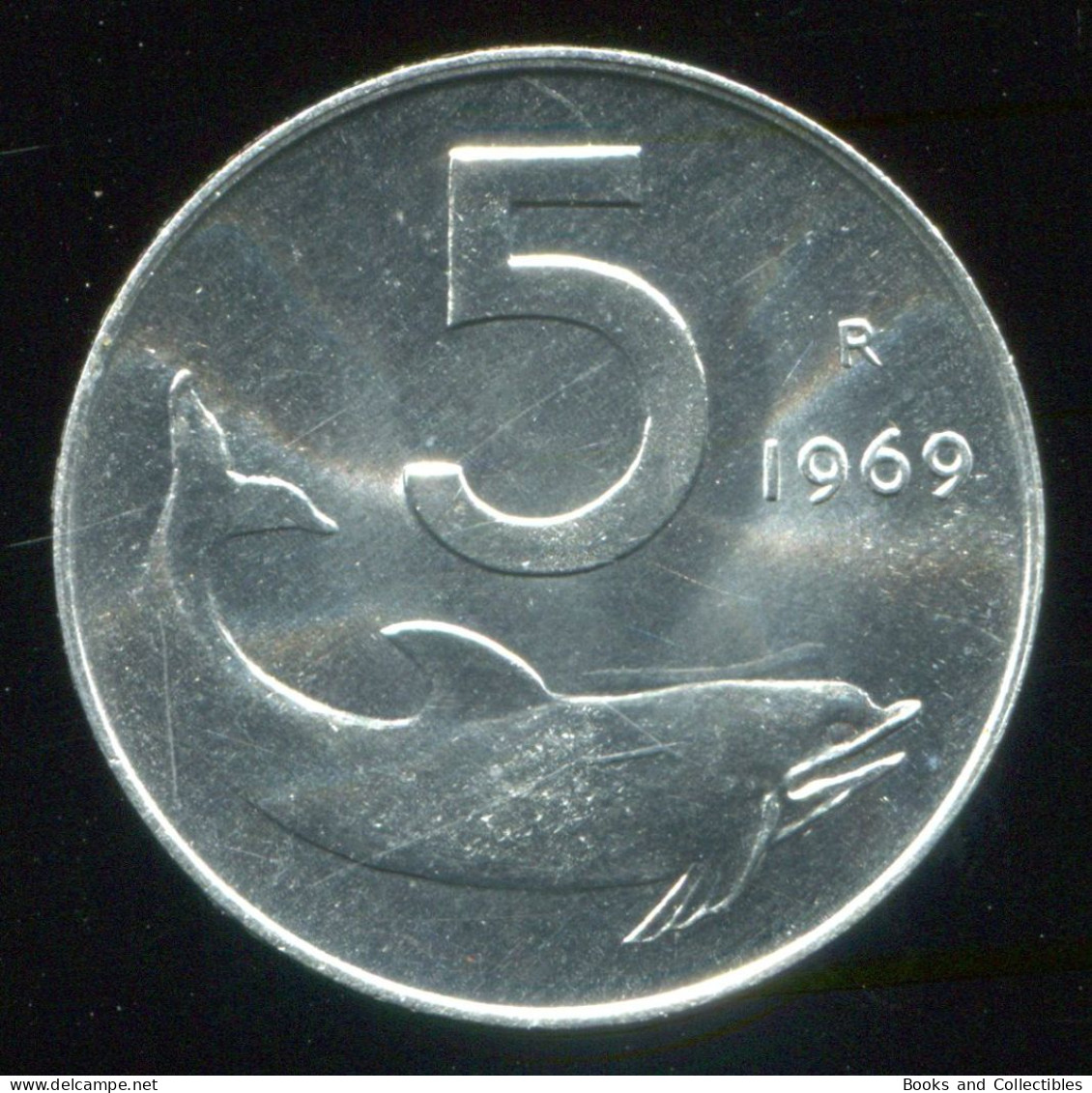 ITALY - 5 Lira 1969 - KM# 92 * Ref. 0116 - 5 Lire