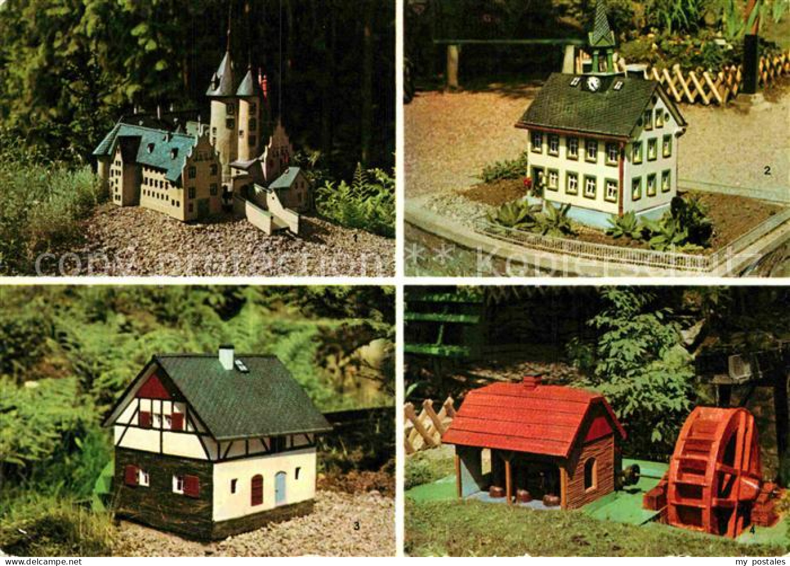 72851784 Waschleithe Miniaturen Schloss Schwarzenberg Alte Schule Lochmuehle Ham - Gruenhain