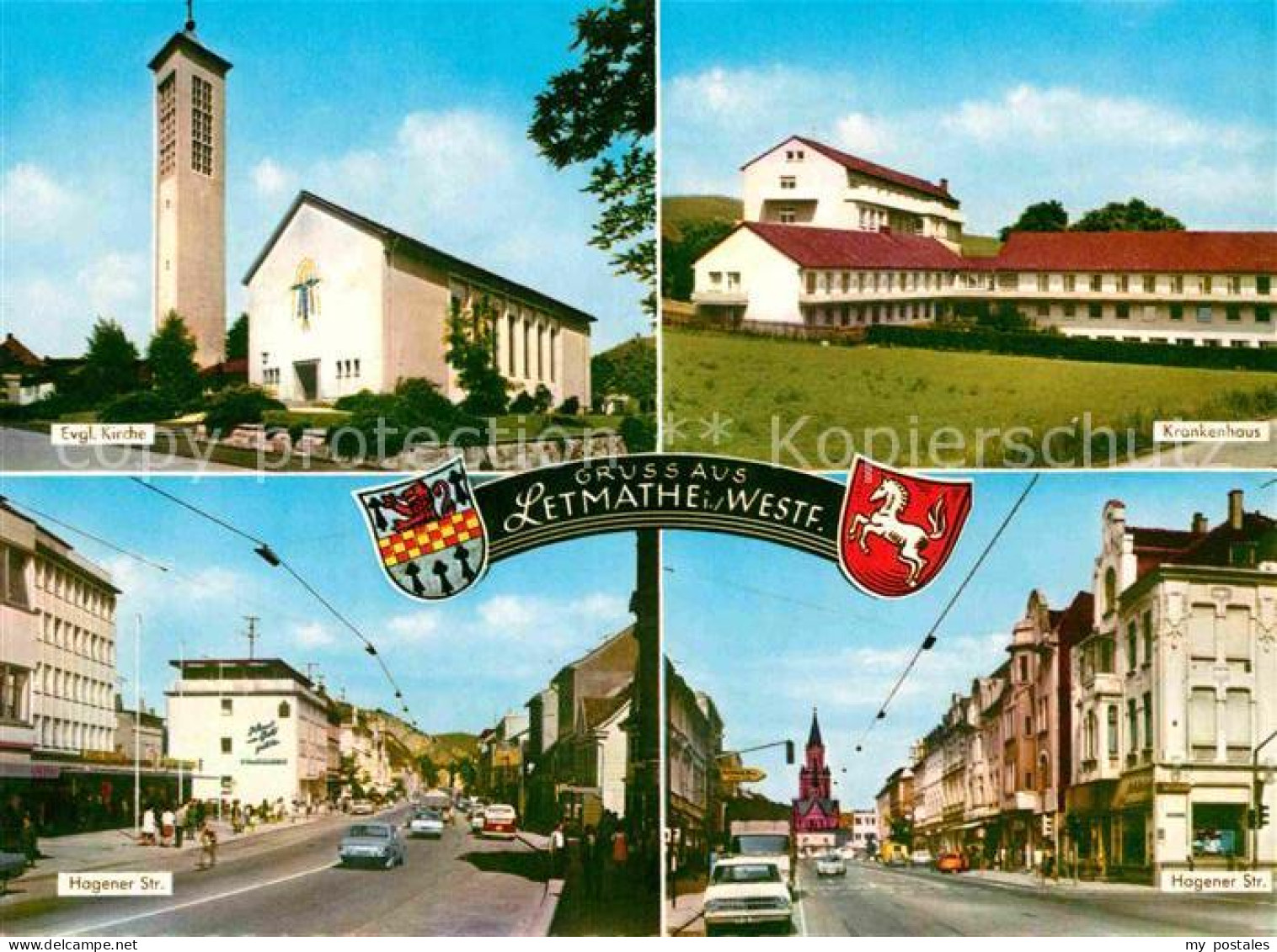 72851042 Letmathe Oestrich Evangelische Kirche Krankenhaus Hagener Strasse  Iser - Iserlohn