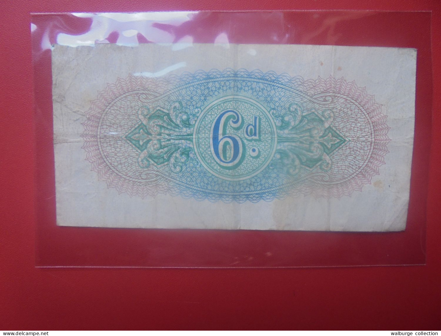 GRANDE-BRETAGNE (MILITAIRE) 6 Pence 1943 Circuler (B.33) - British Military Authority