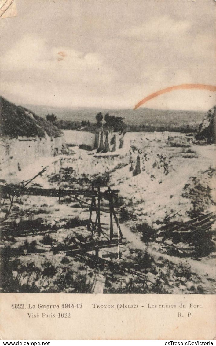 FRANCE - Troyon - Les Ruines Du Fort - La Guerre 1914-17 - Carte Postale Ancienne - Commercy