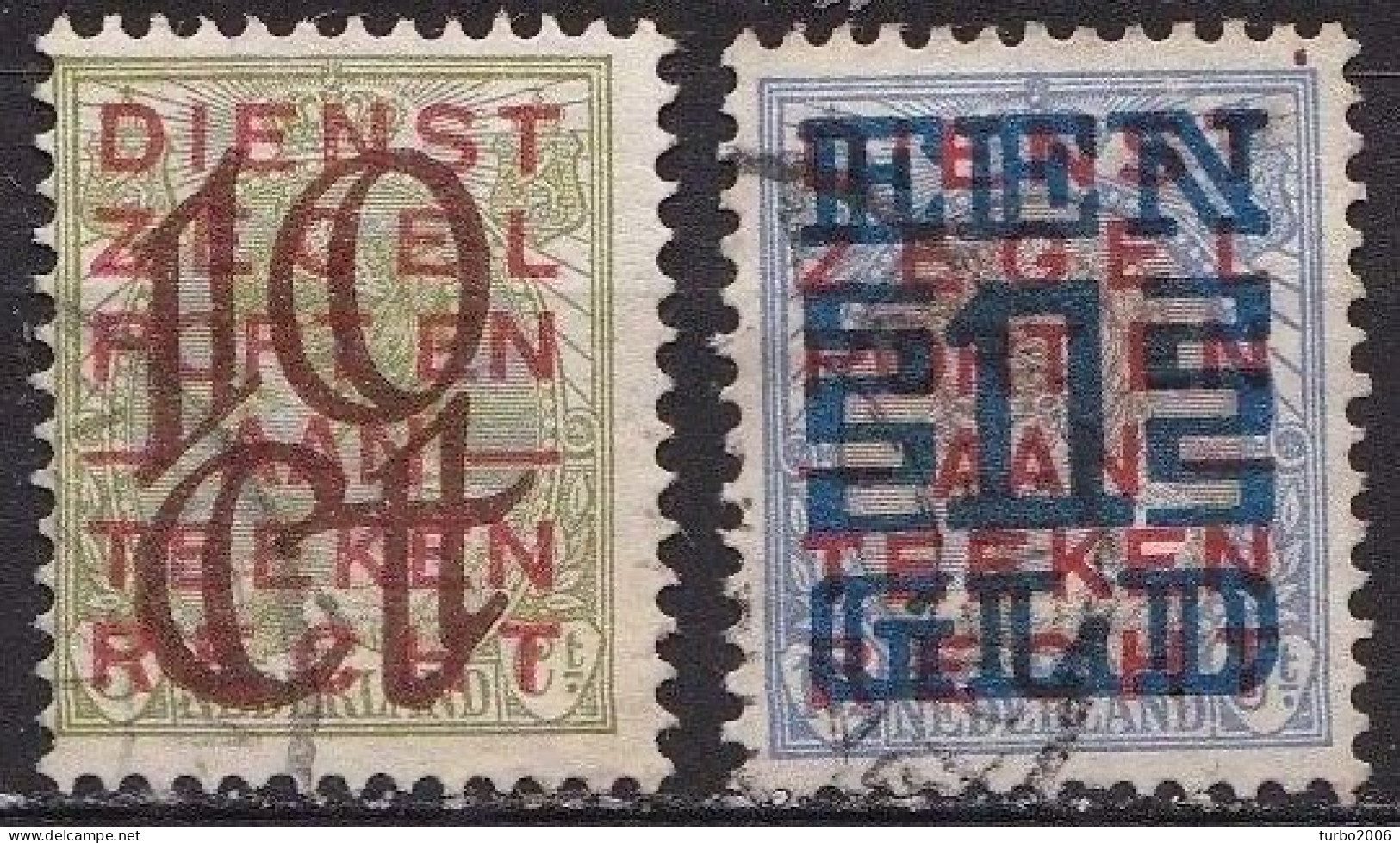 1923 Opruimingsuitgifte Gestempelde Serie NVPH 132 / 133 - Used Stamps