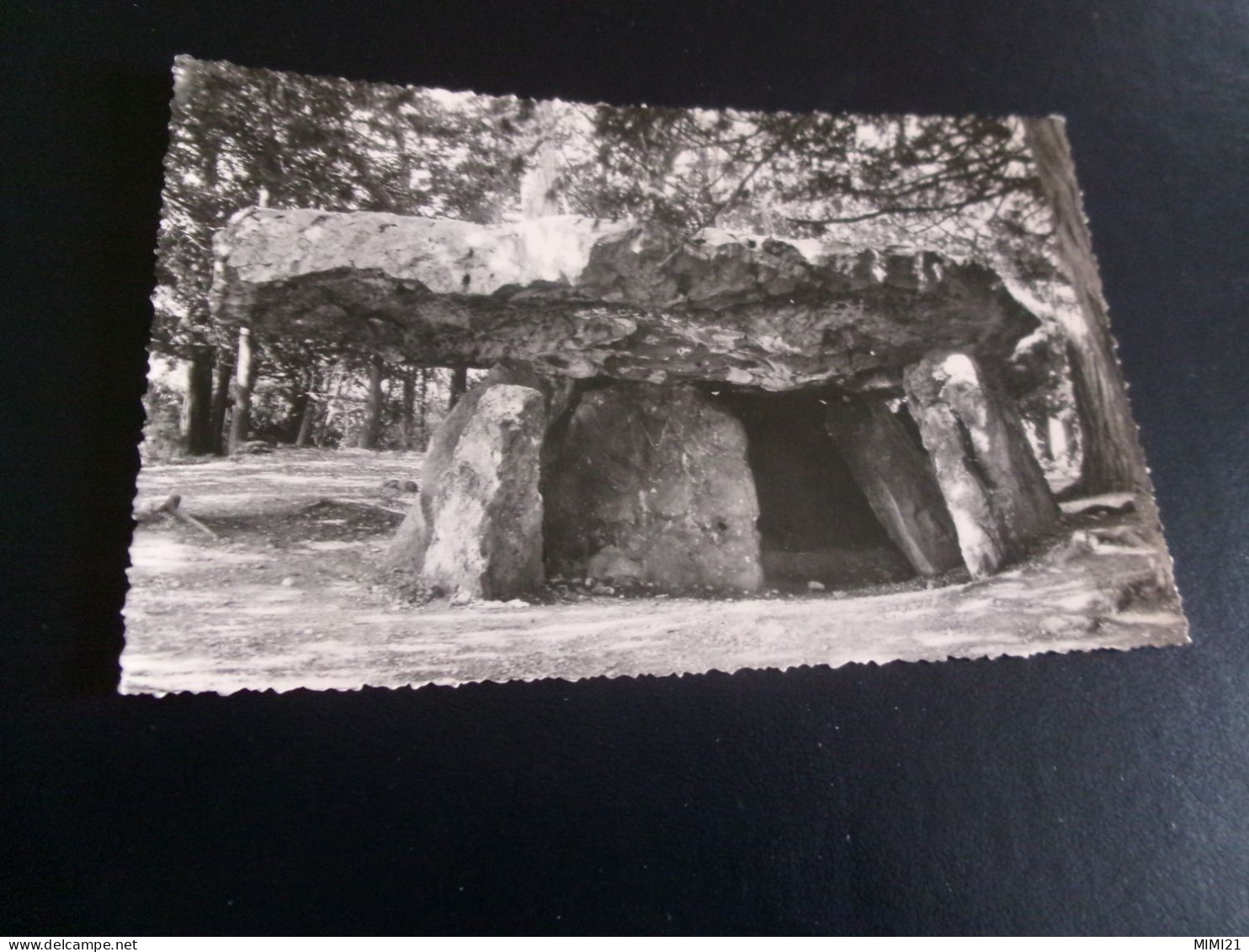 BELLE CARTE CPSM...." METTRAY ...LE DOLMEN..LA GROTTE DES FEES" ... - Mettray