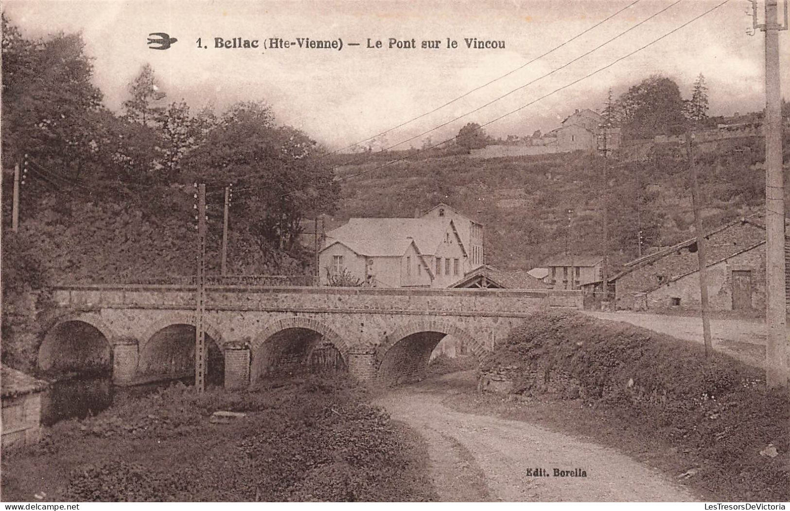 FRANCE - Bellac - Vue Sur Le Pont Sur Le Vincou - Carte Postale Ancienne - Bellac