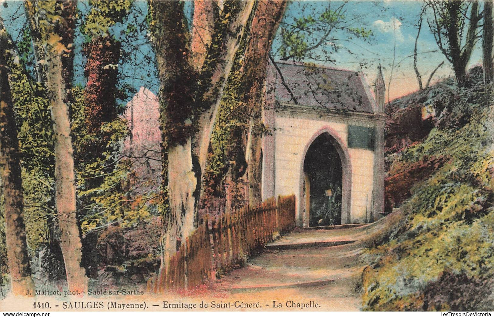 FRANCE - Saulges - Ermitage De Saint Cénéré - Vue Sur La Chapelle - Colorisé - Carte Postale Ancienne - Altri & Non Classificati