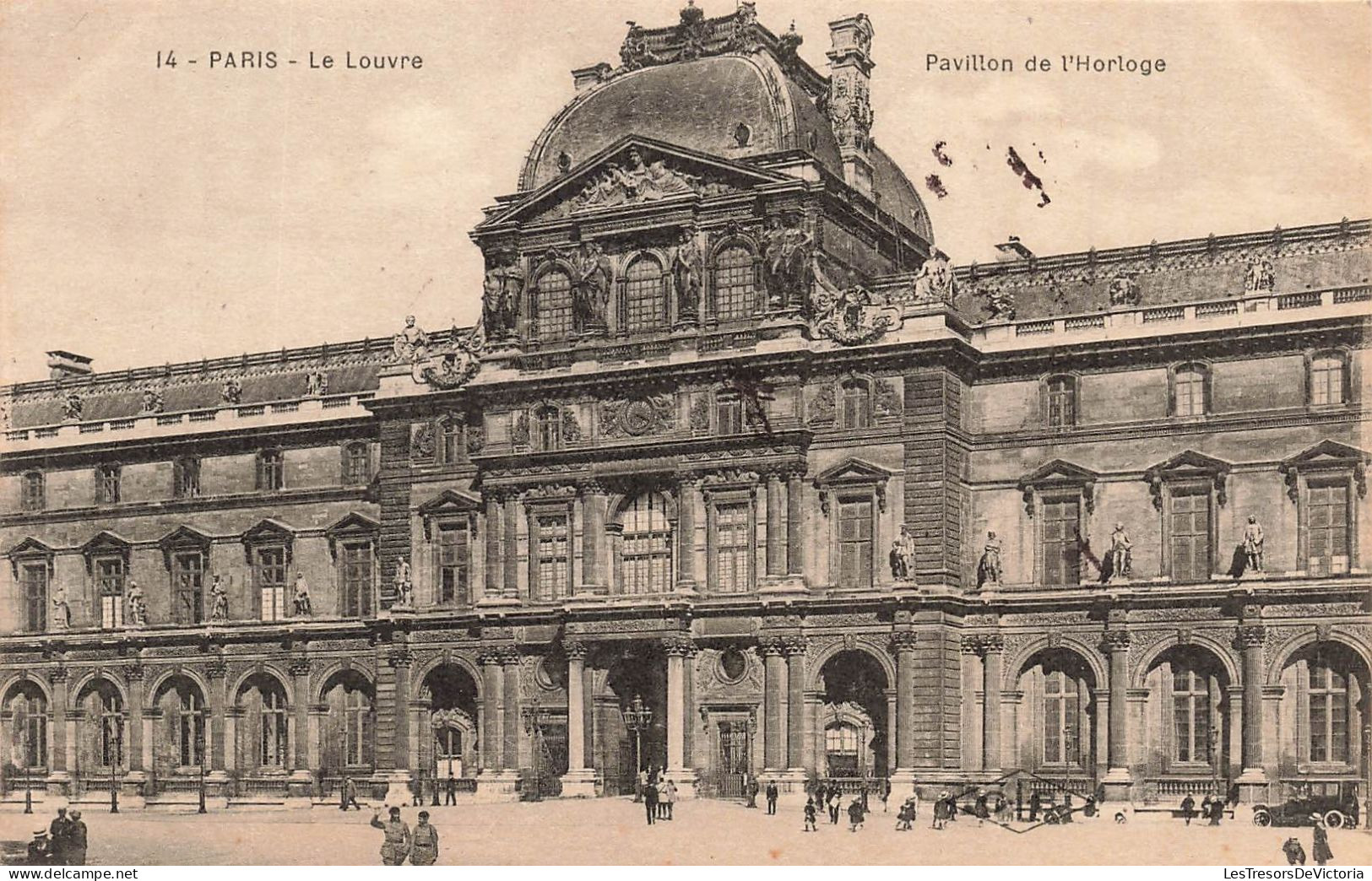 FRANCE - Paris - Le Louvre - Pavillon De L'horloge - Carte Postale Ancienne - Louvre
