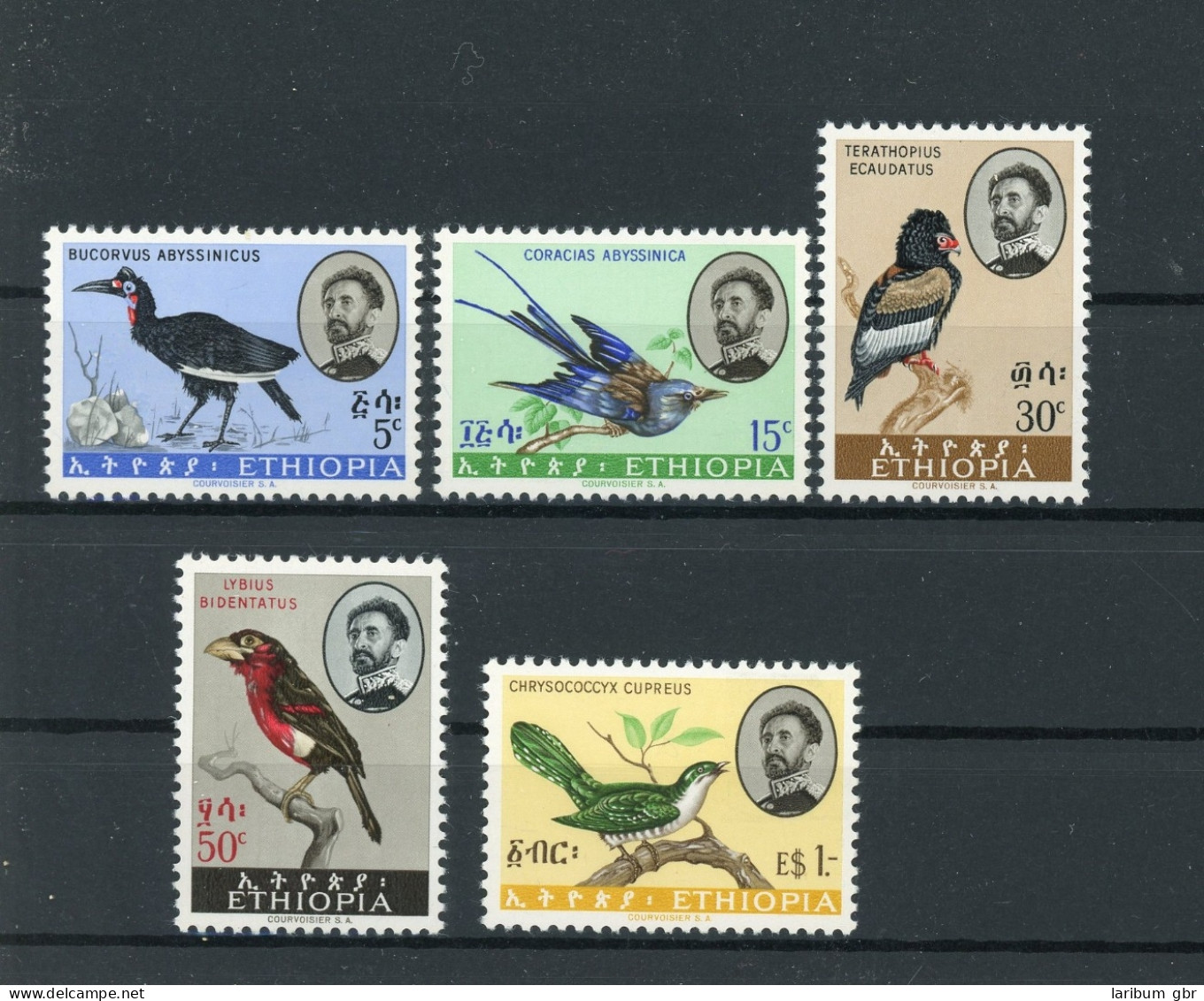 Äthiopien 425-429 Postfrisch Vögel #JM528 - Etiopia