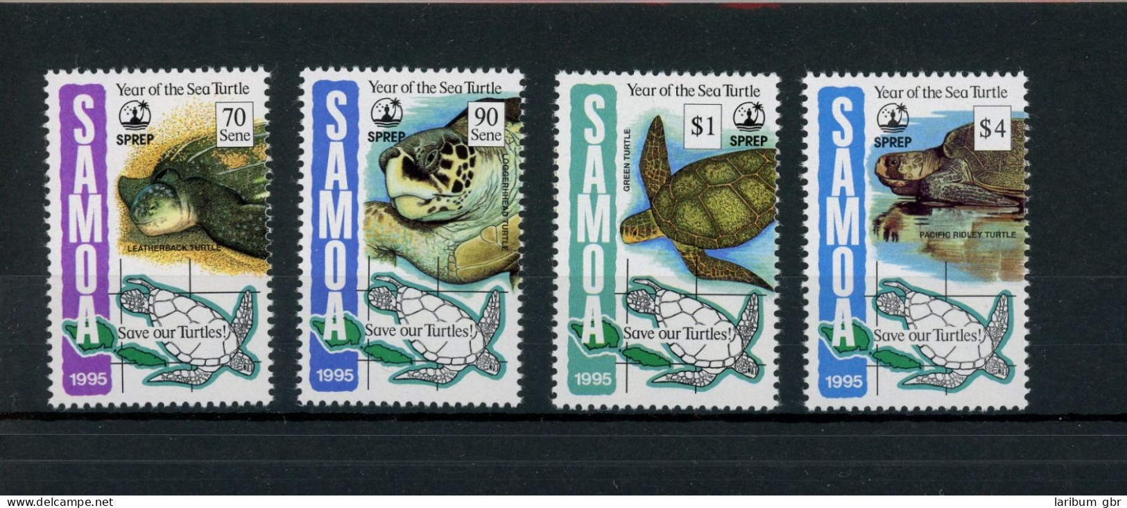 Samoa 812-15 Postfrisch Schildkröte #IN059 - Samoa
