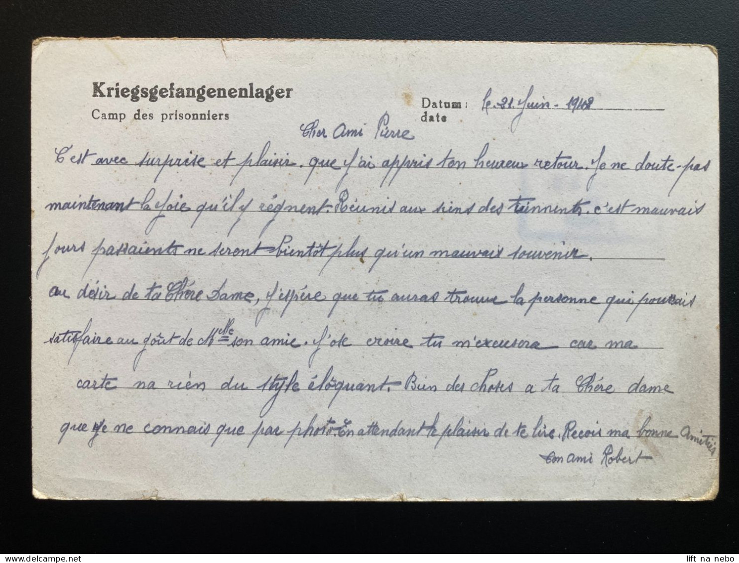 From Stalag X B 29.6.1942 To Belgium WWII WW2 POW Prisoner Of War Censuur Geprüft KRIEGSGEFANGENENPOST - Prigionieri