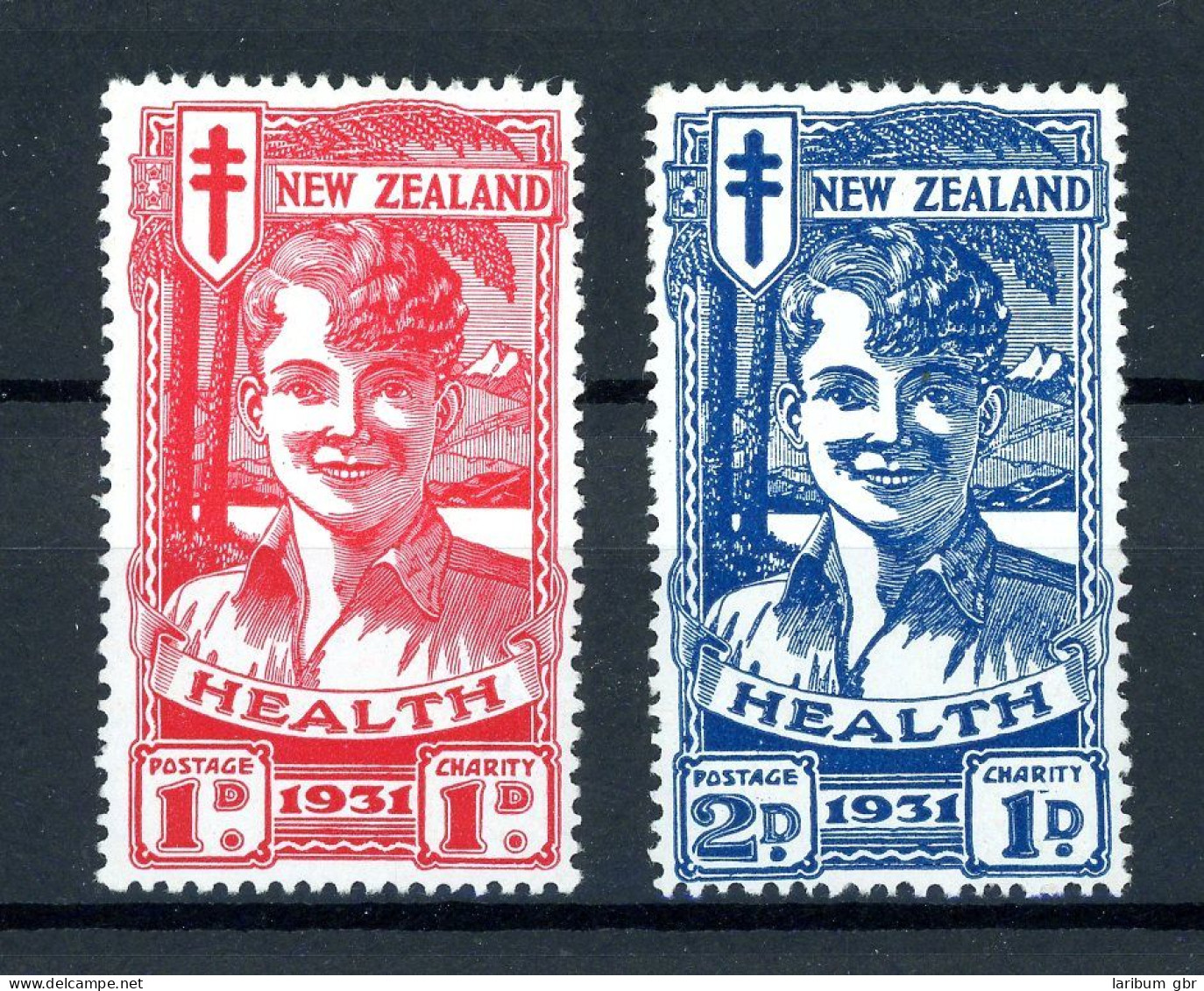 Neuseeland 179-180 Mit Falz #HB477 - Autres & Non Classés