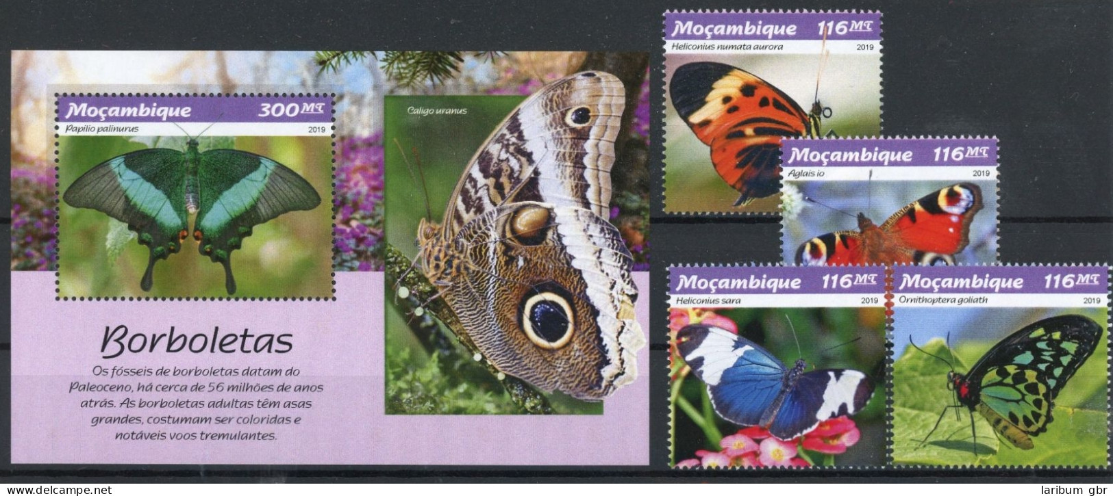 Mosambik Aus Jahrgang 2019 Postfrisch Schmetterlinge #JT989 - Mozambique