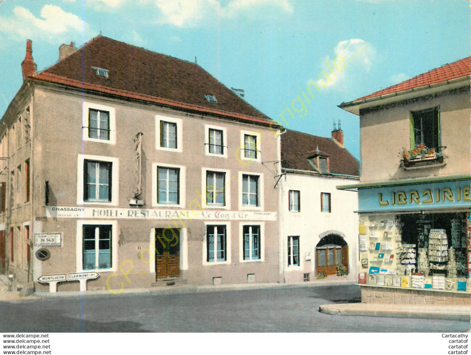 63. MONTAIGUT En COMBRAILLE . Hôtel Du Coq D'Or . - Montaigut