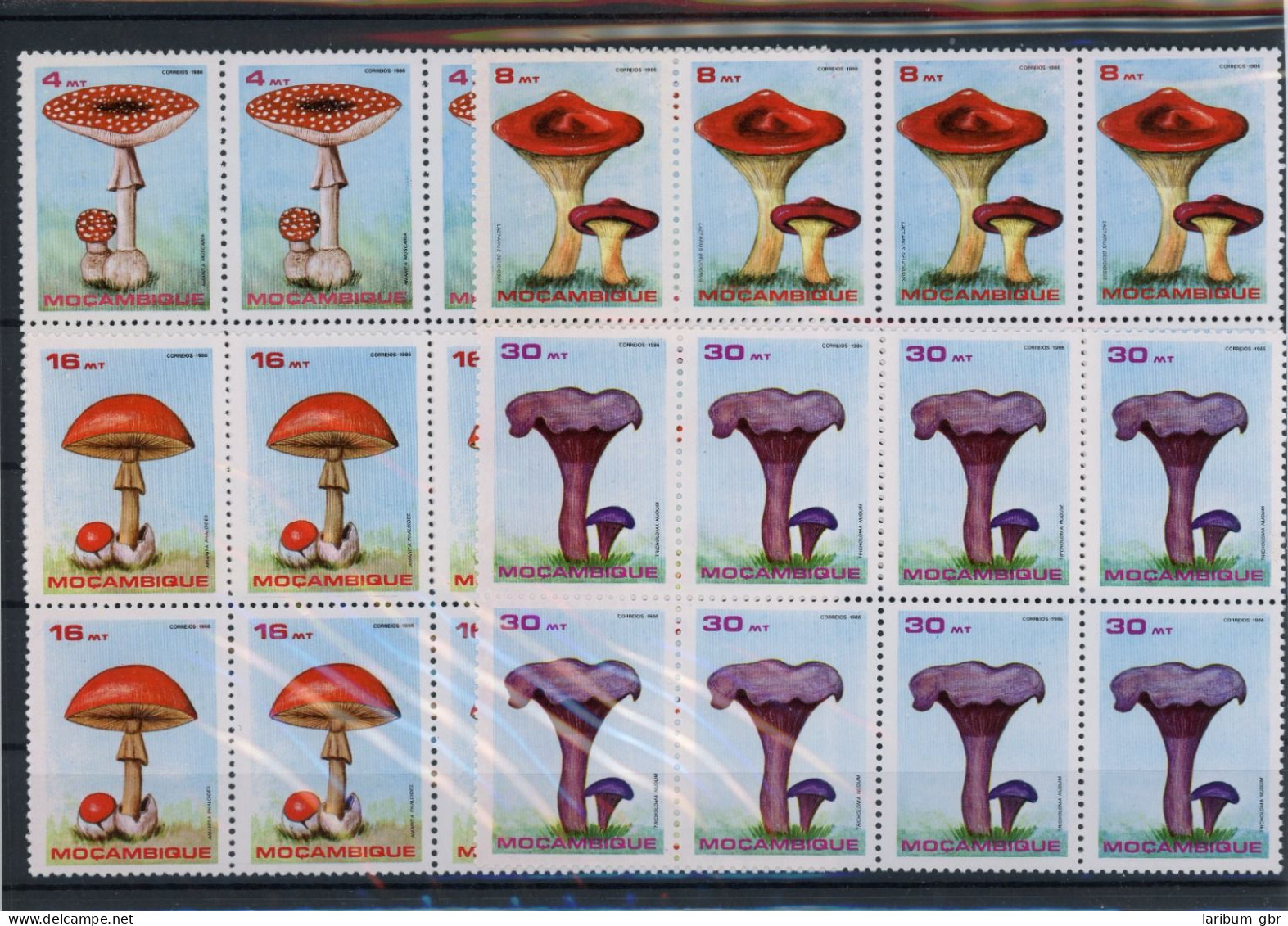 Mosambik Achterbögen 1057-1060 Postfrisch Pilze #JO753 - Mozambique