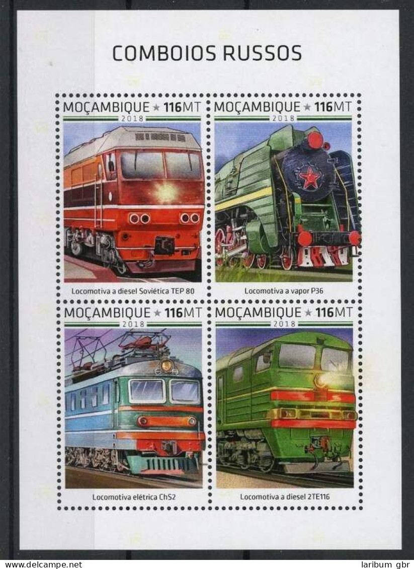 Mocambique KB Mit 9826-29 Postfrisch Eisenbahn #HE914 - Mozambique