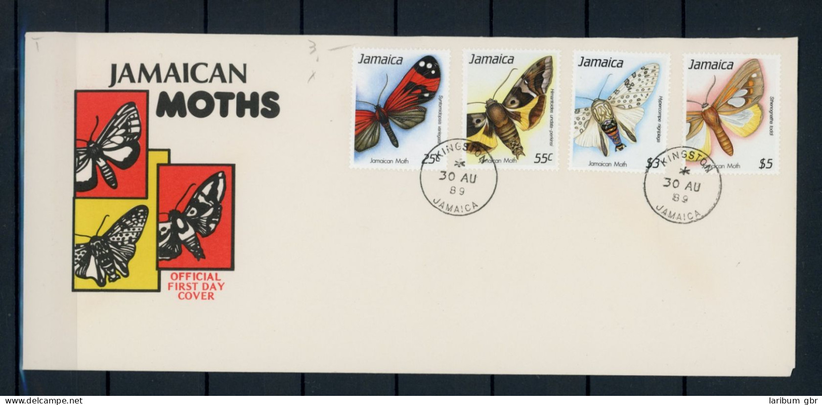 Jamaika 725-28 Schmetterling Ersttagesbrief/FDC #JW636 - Jamaica (1962-...)