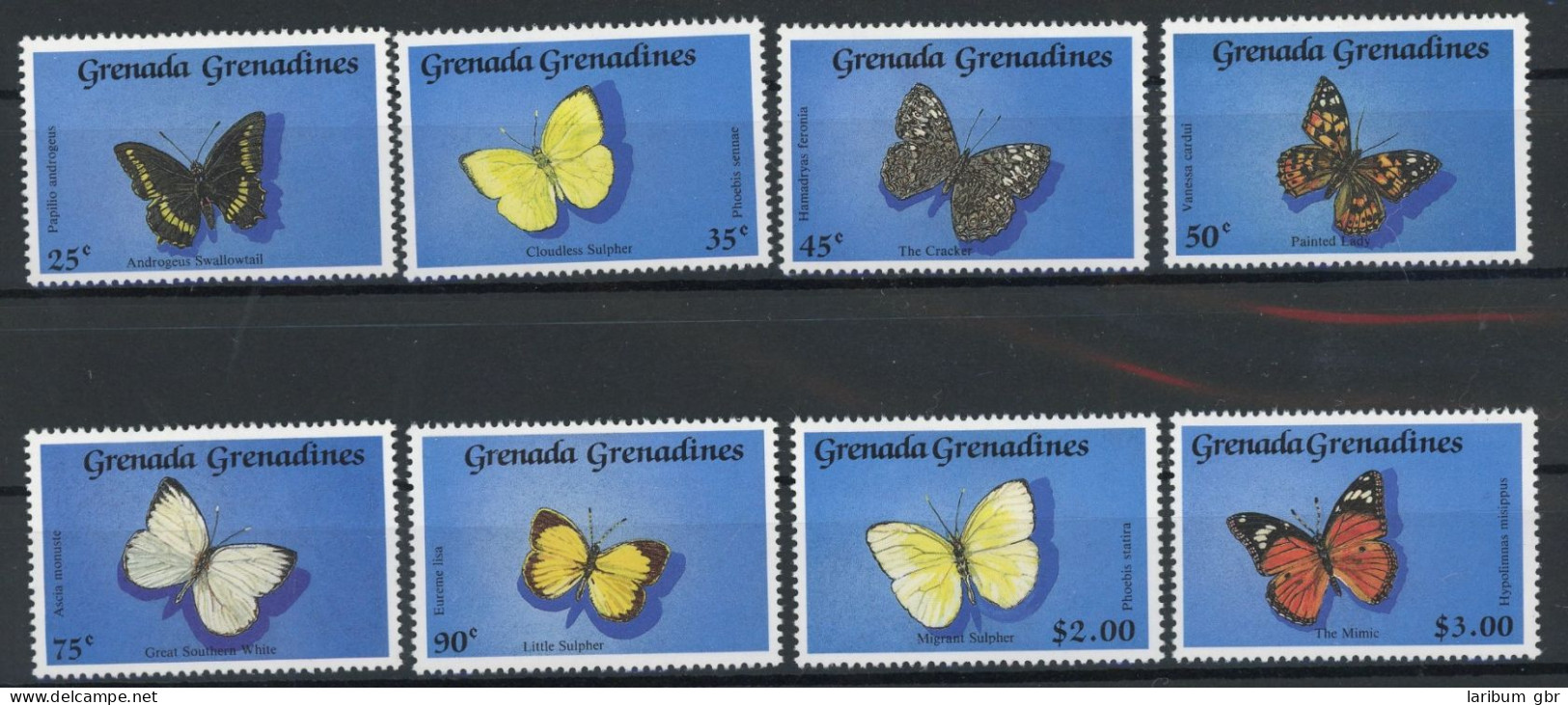 Grenada/ Grenadinen 1201-1206 Postfrisch Schmetterlinge #HB138 - Anguilla (1968-...)