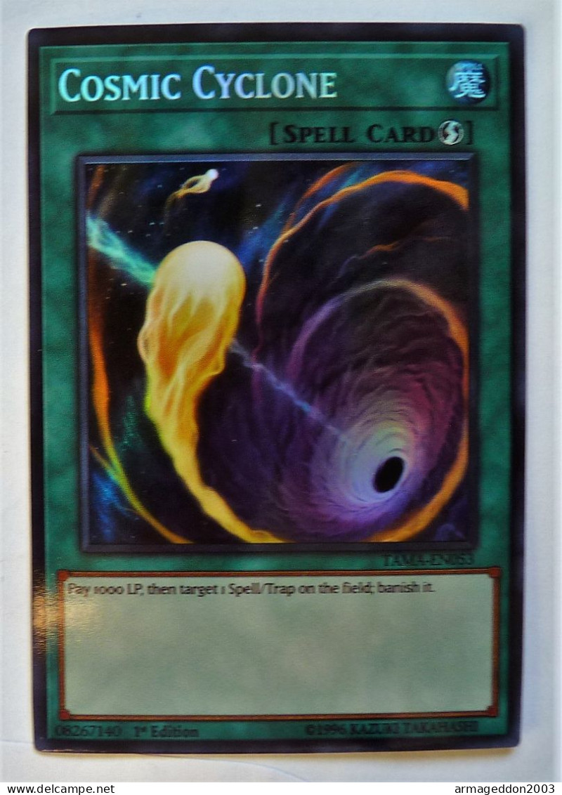 Carte Neuve Yugioh! US HOLO 1st Edition 1996 AMA-EN053 Cosmic Cyclone - Yu-Gi-Oh