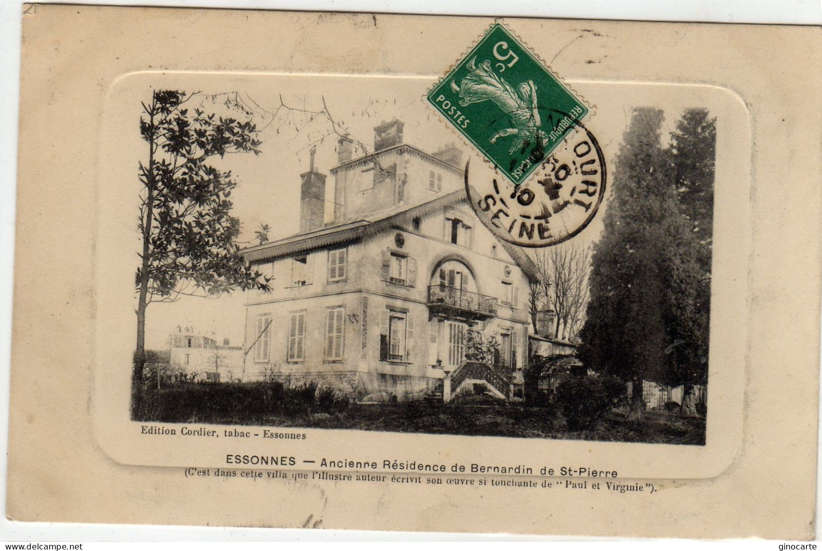 Essonnes Essonne Ancienne Residence De Bernardin De St Pierre - Essonnes