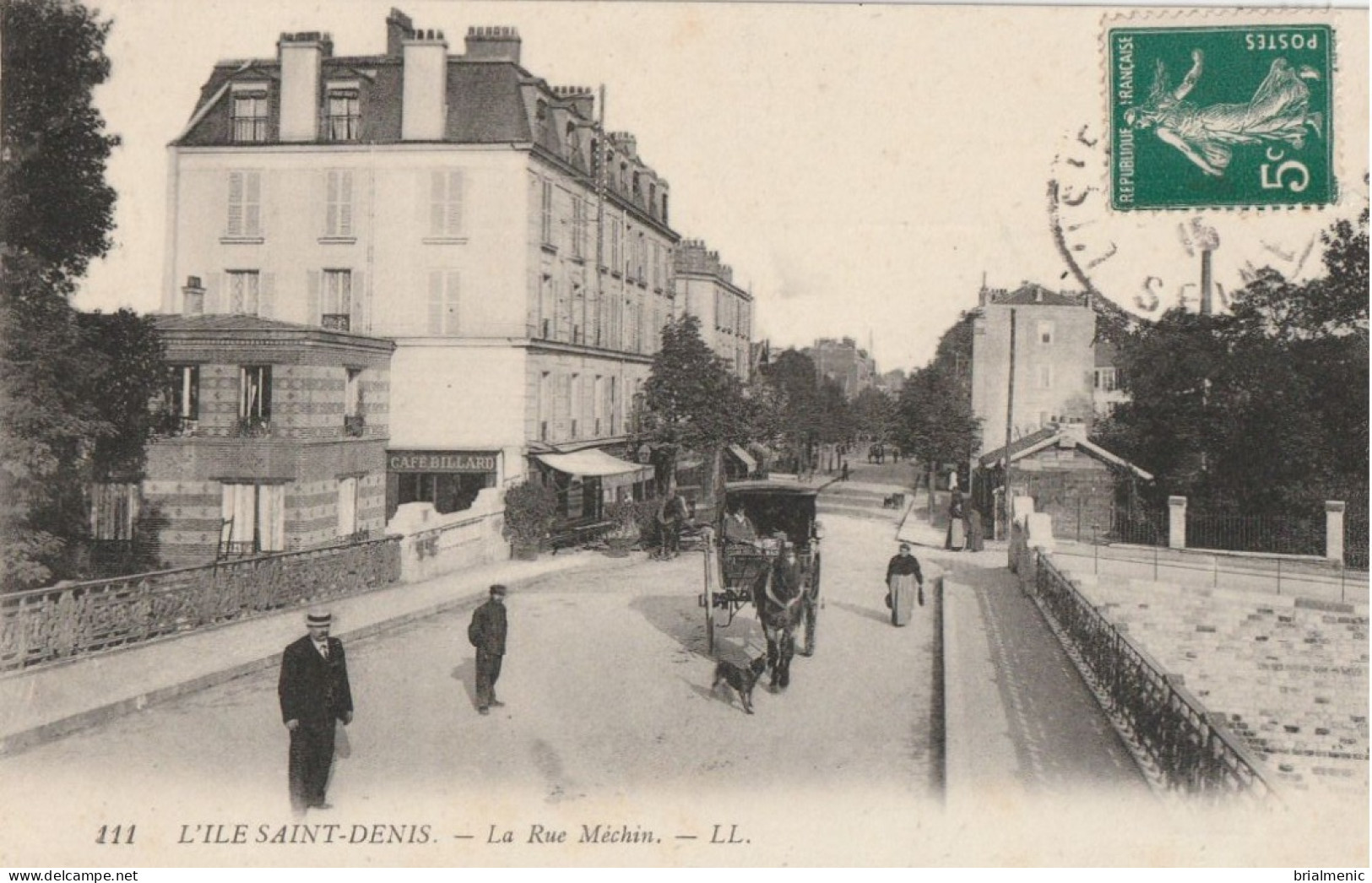 L'ILE ST DENIS  Rue Méchin - L'Ile Saint Denis