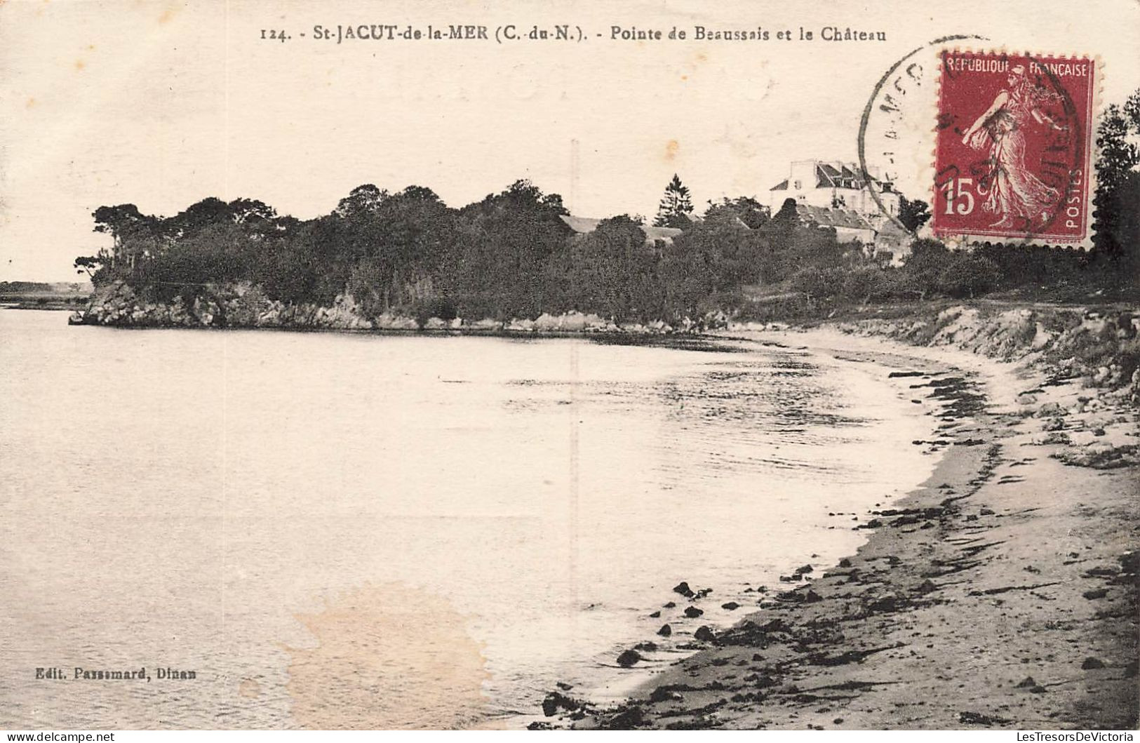 FRANCE - Saint Jacut De La Mer - Pointe De Beaussais Et Le Château - Carte Postale Ancienne - Saint-Jacut-de-la-Mer