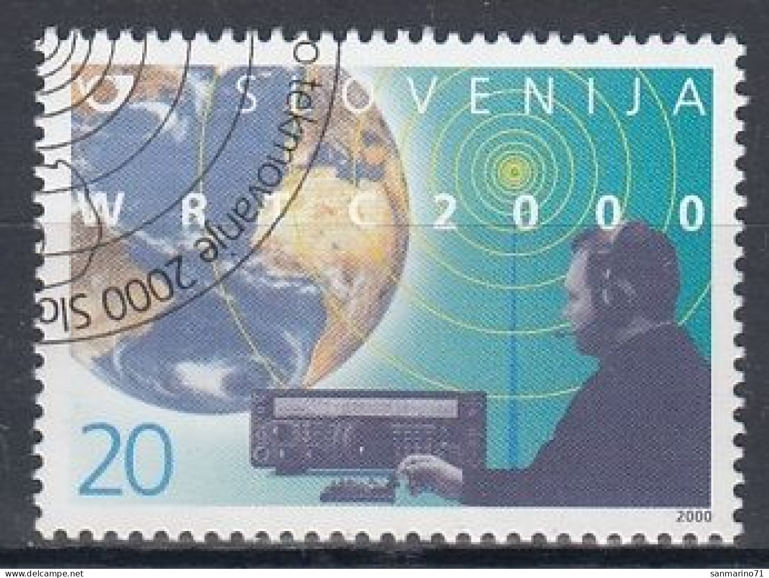 SLOVENIA 306,used,hinged - Slowenien