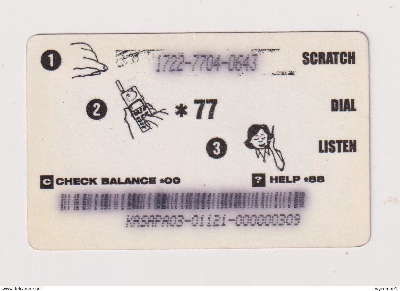 GHANA - Kasapa Remote Phonecard - Ghana