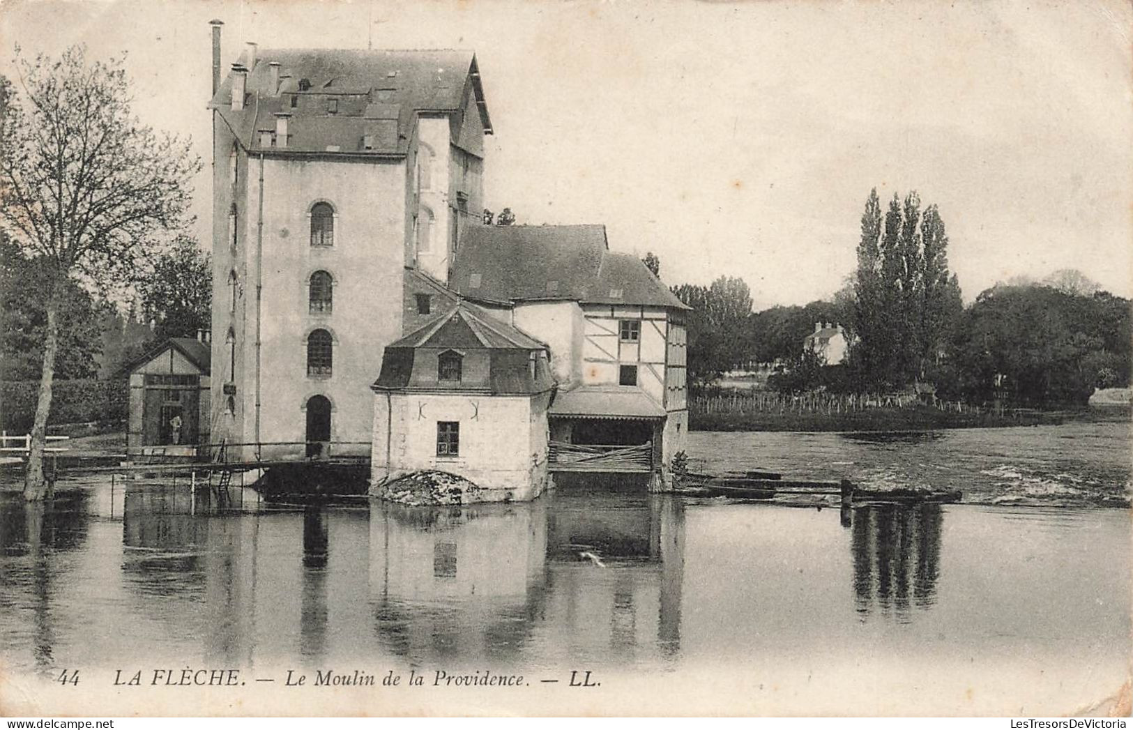 FRANCE - La Flèche - Vue Sur Le Moulin De La Providence - LL - Carte Postale Ancienne - La Fleche